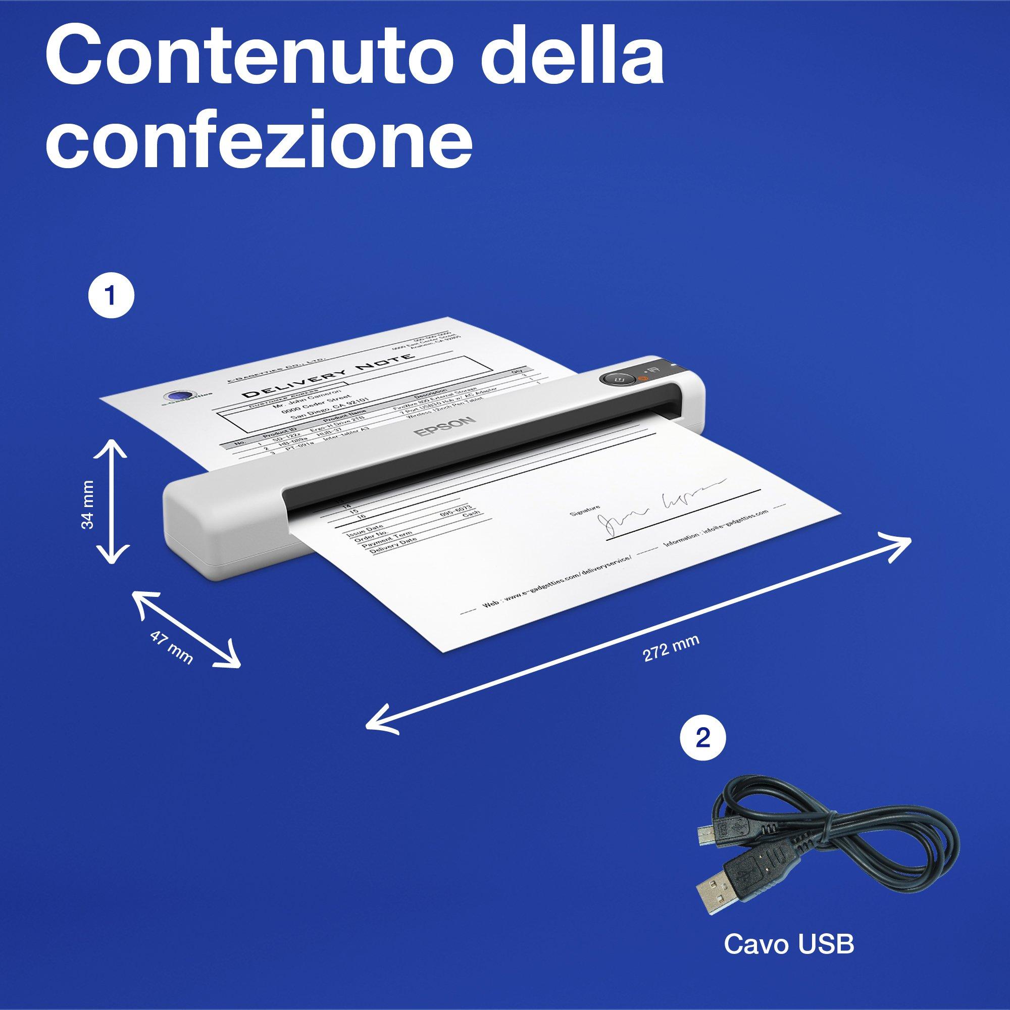 Epson WorkForce DS-70 whats in the box