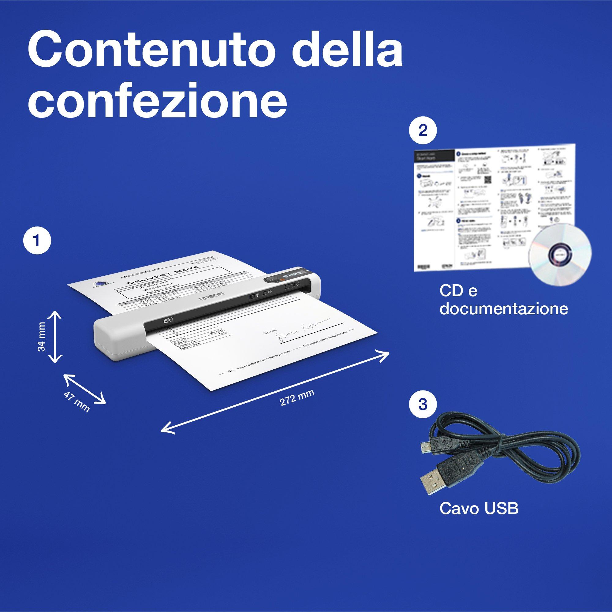 WorkForce DS-80W whats in the box