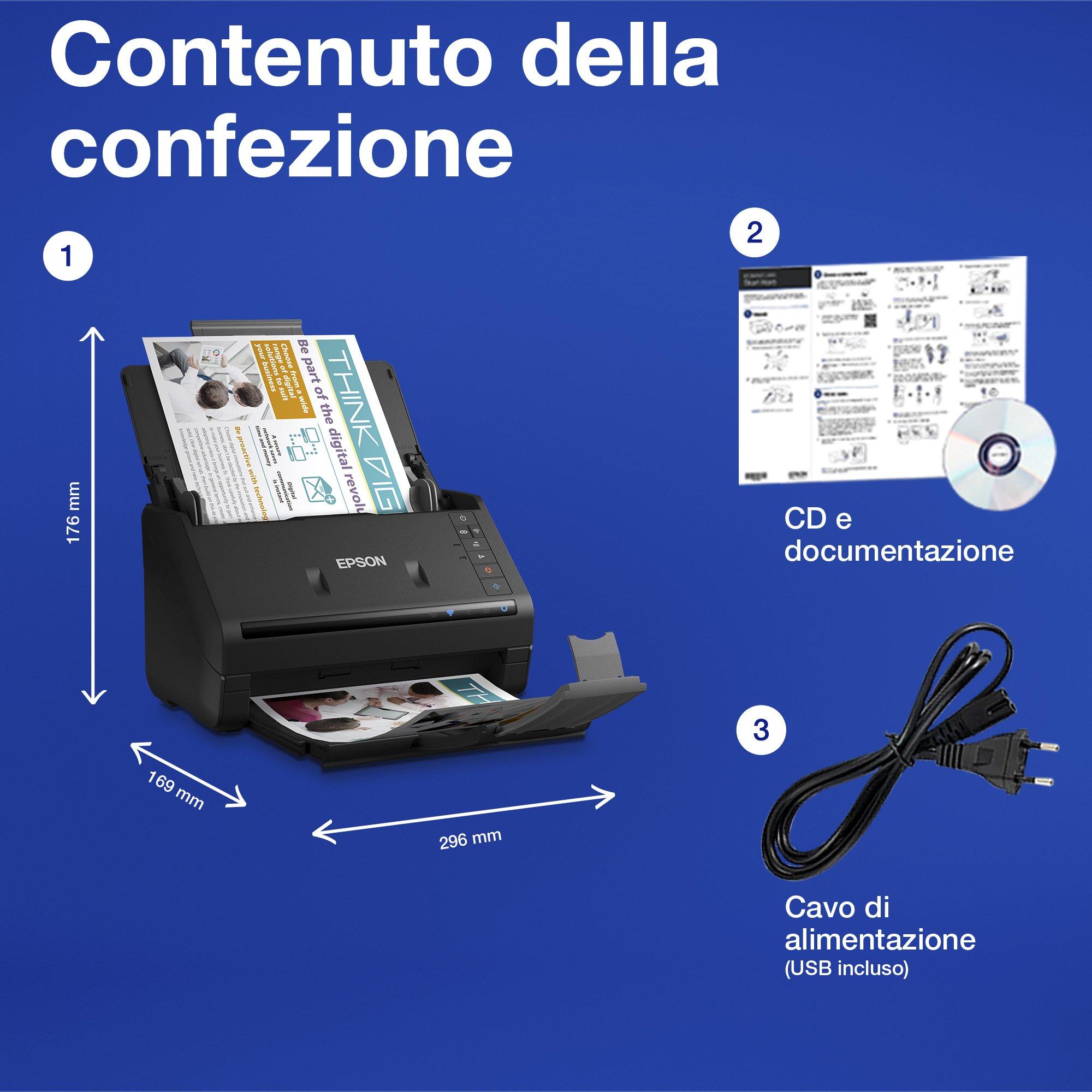 WorkForce ES-500W II whats in the box