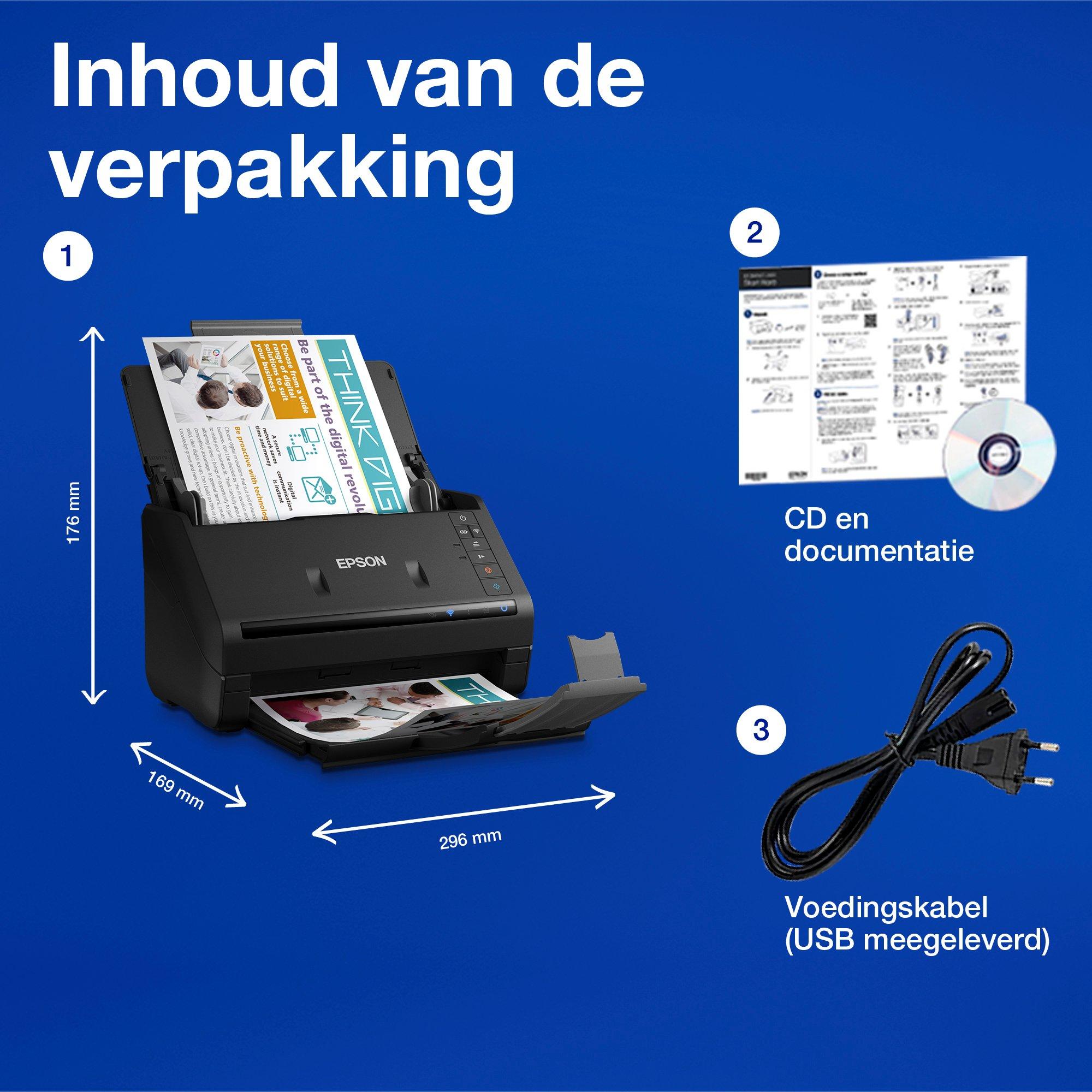 WorkForce ES-500W II whats in the box
