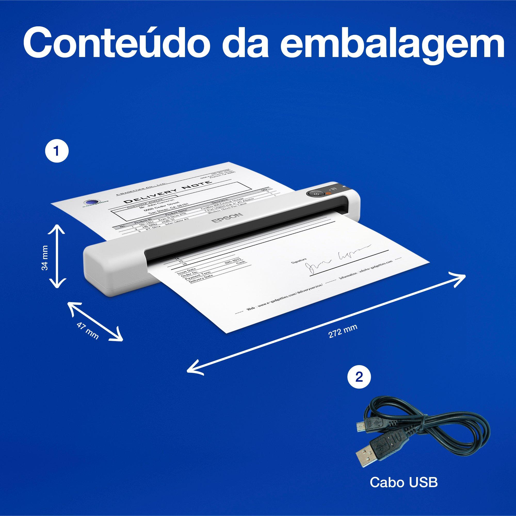 Epson WorkForce DS-70 whats in the box