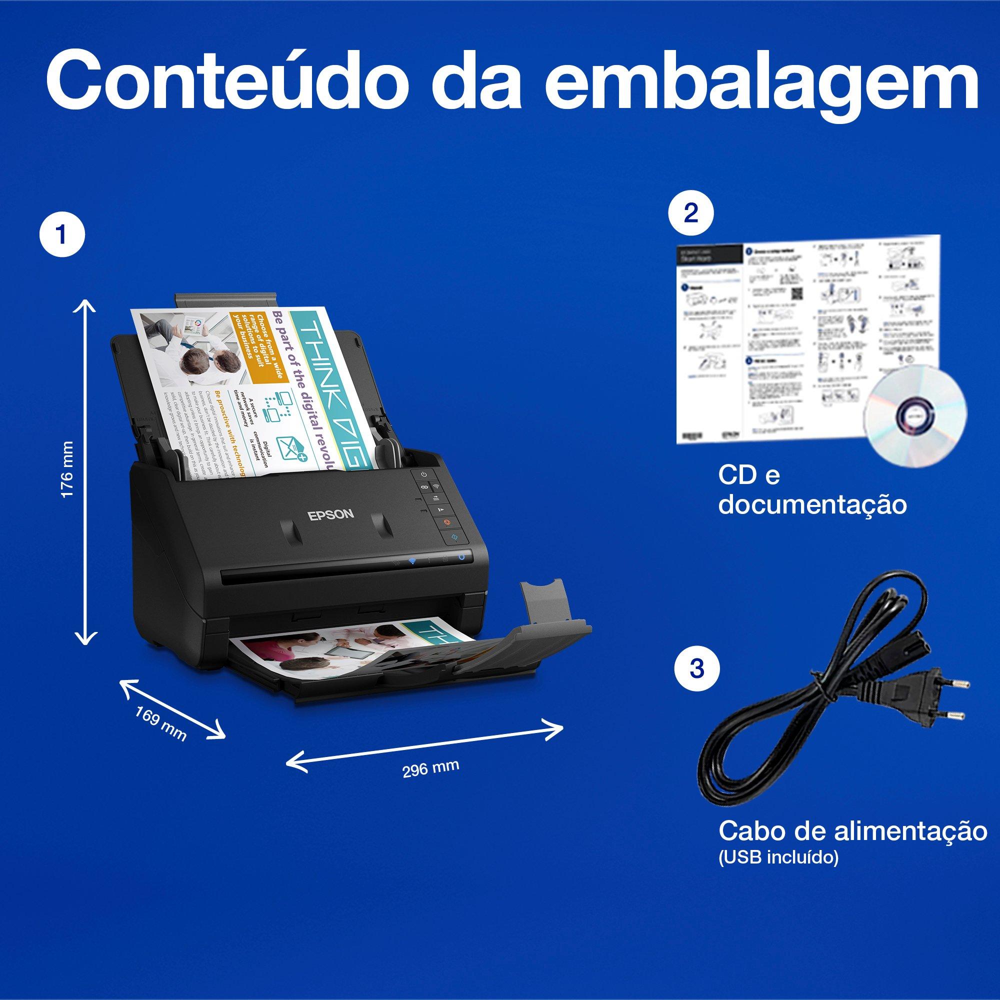 WorkForce ES-500W II whats in the box