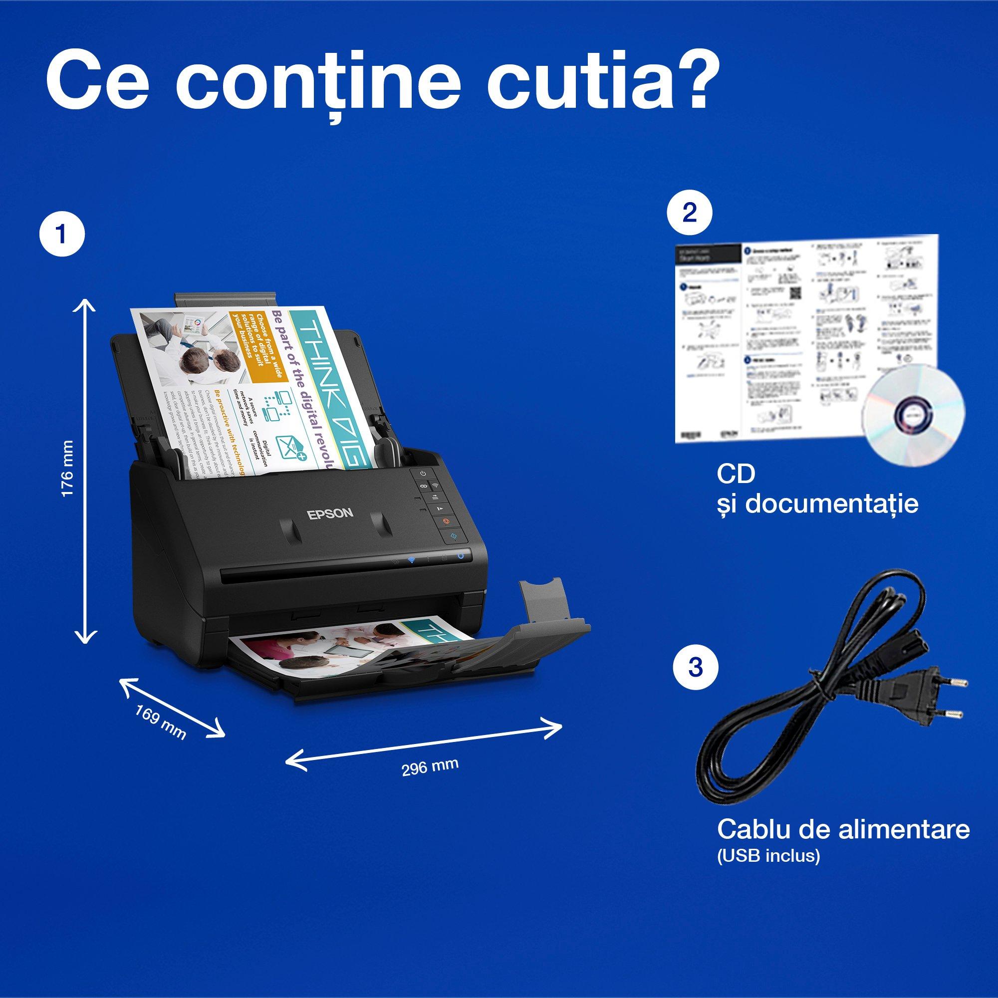 WorkForce ES-500W II whats in the box