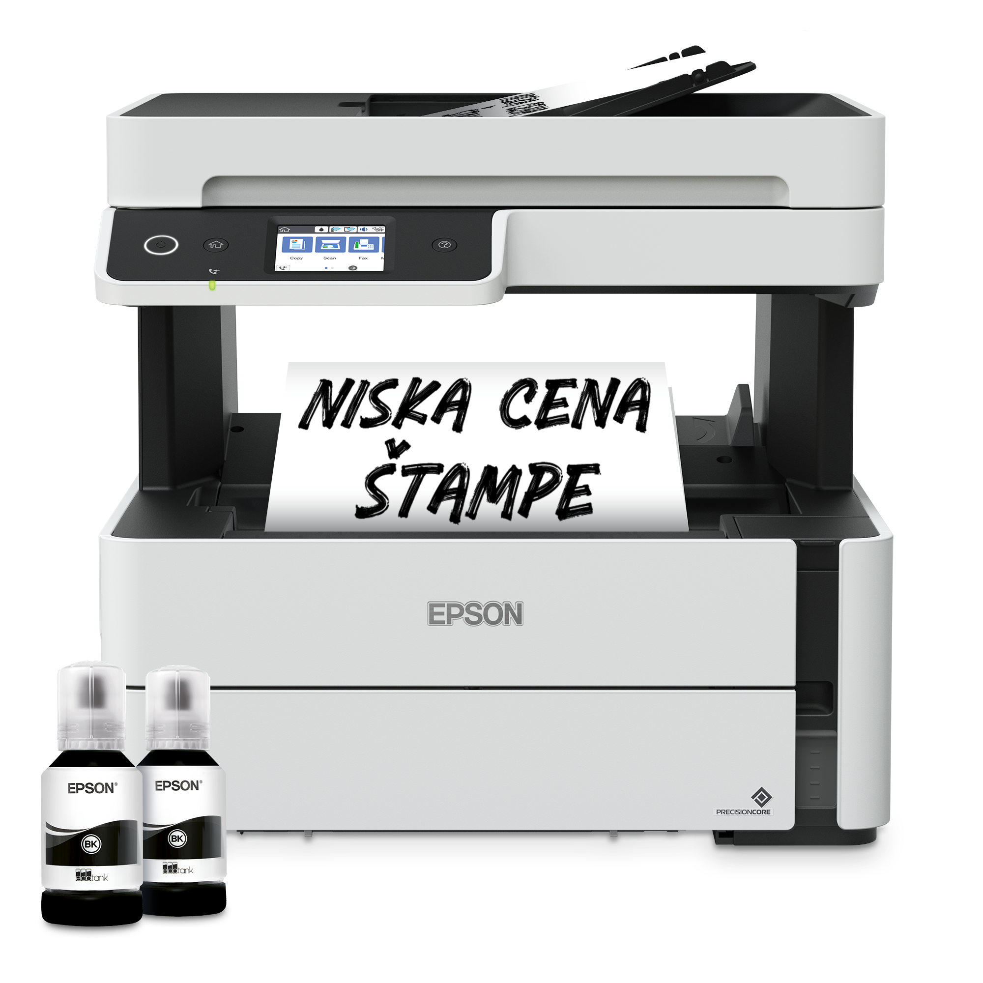 Multifunkcionalni crno-beli štampač EcoTank M3170 formata A4 sa rezervoarom za mastilo, Wi-Fi vezom i ADF funkcijom