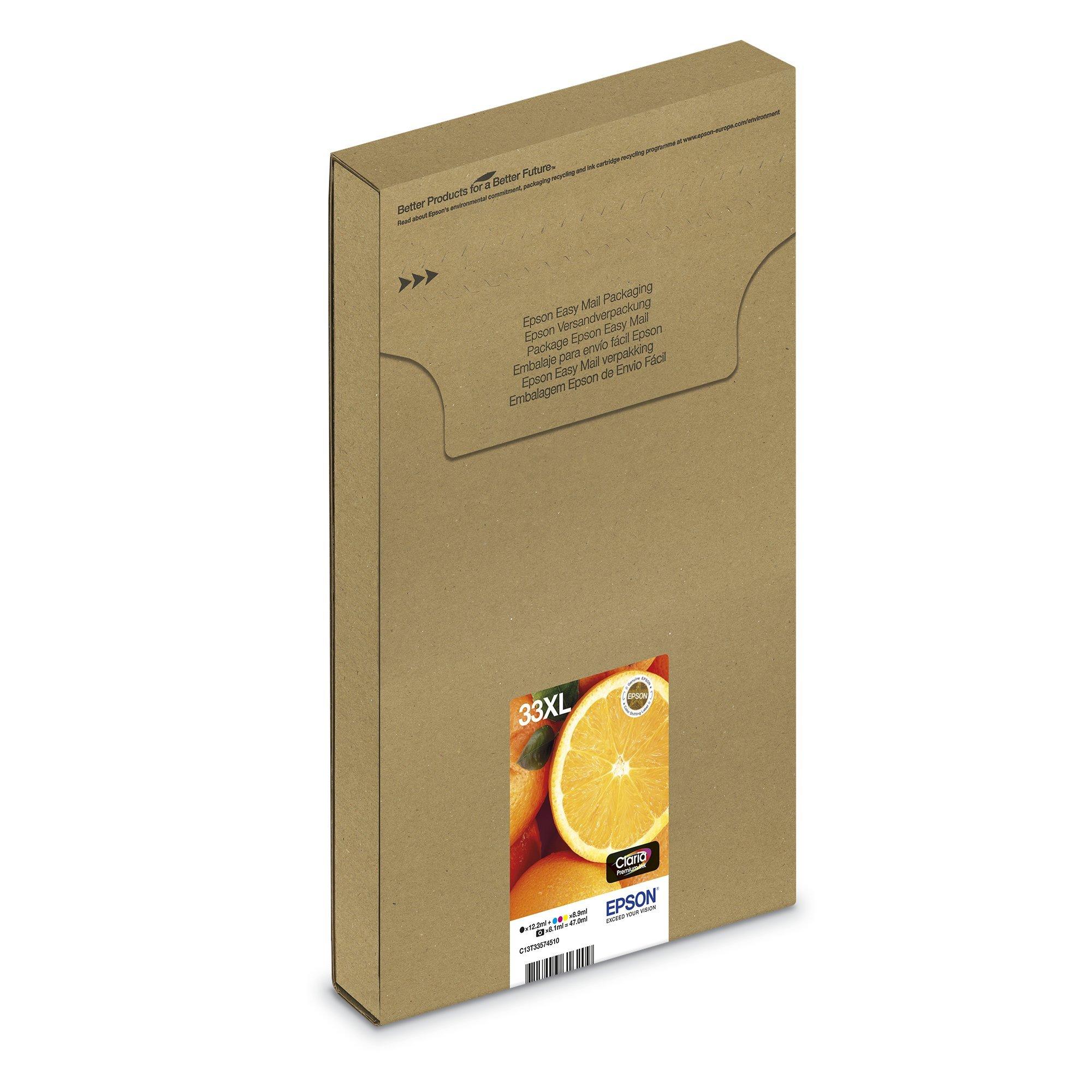 Multipack 5-colours 33XL Claria Premium Ink EasyMail | Inkten