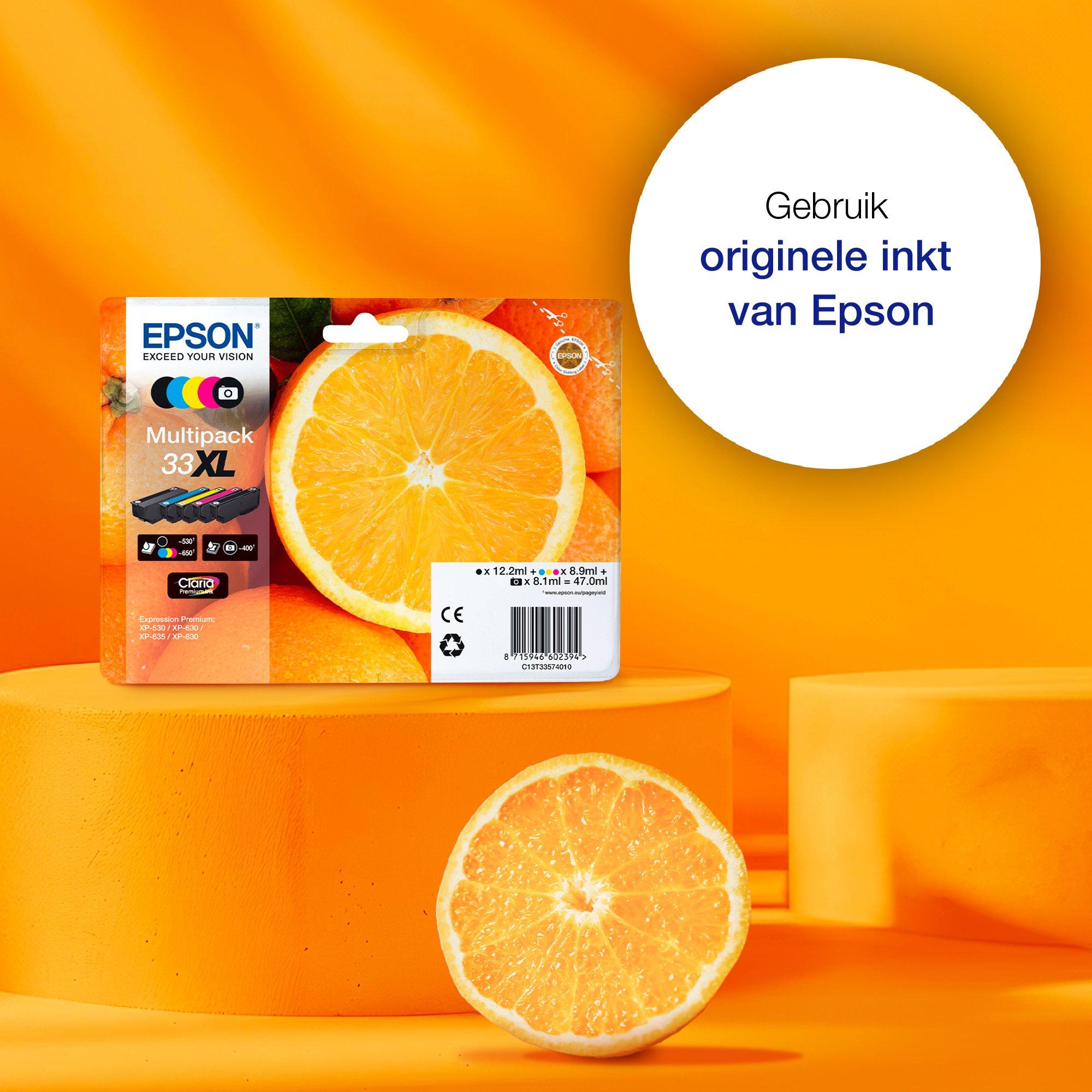 Multipack 5-colours 33XL Claria Premium Ink EasyMail | Inkten