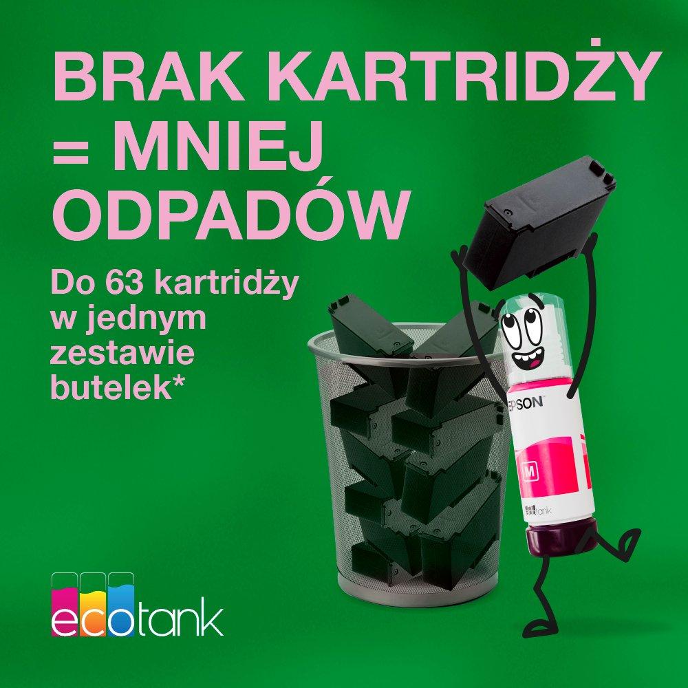 Wielofunkcyjna drukarka A4 EcoTank L5590 z Wi-Fi i stałym