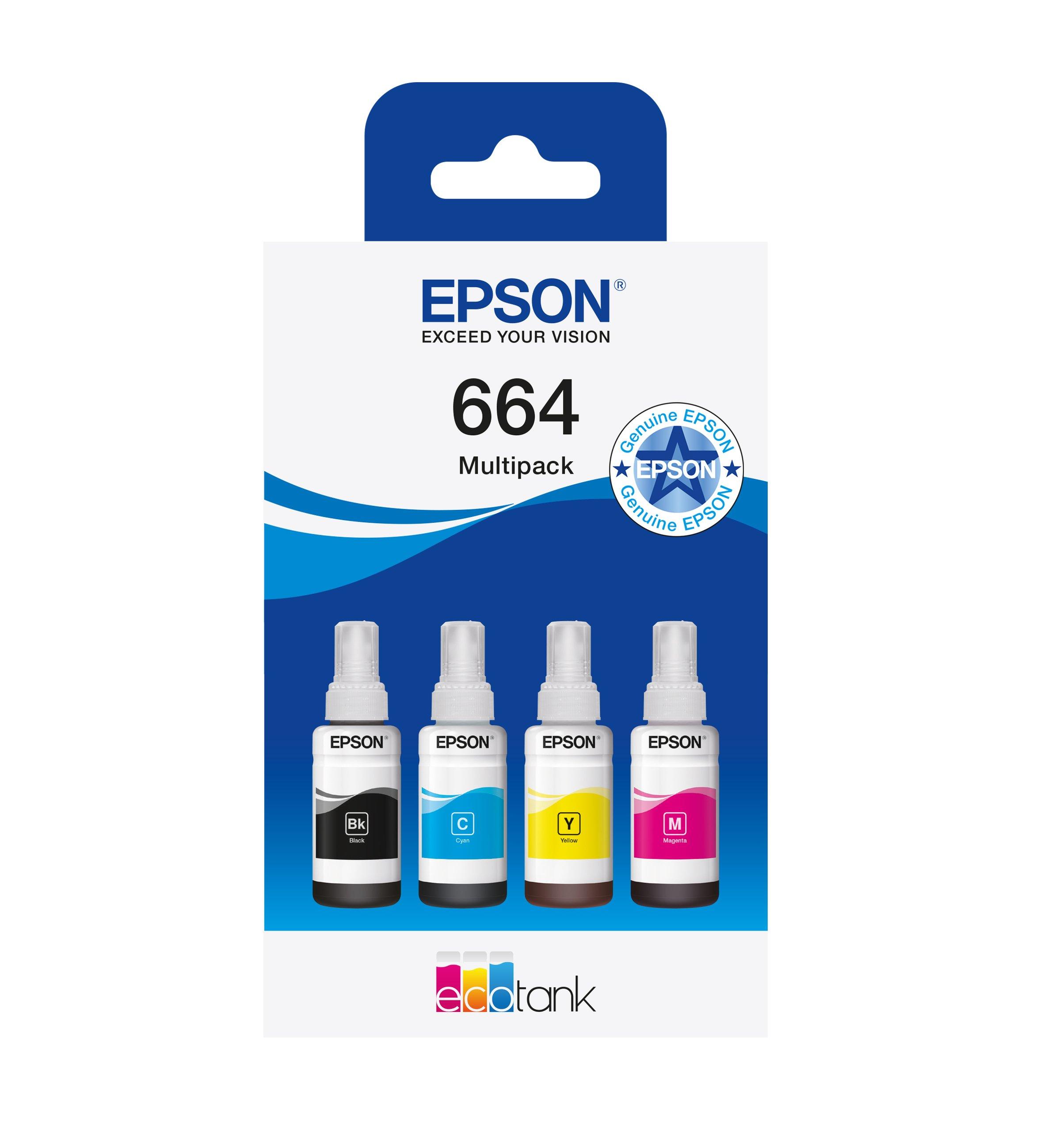 664 EcoTank 4-colour Multipack