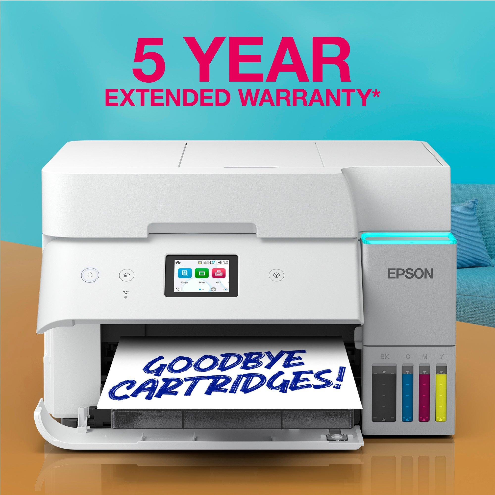 EcoTank ET-4956 White A4 Multifunction Wi-Fi Ink Tank Printer