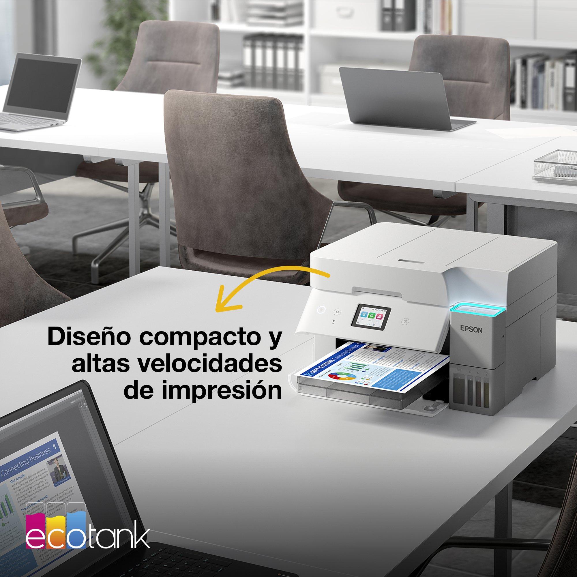 Impresora multifunción EcoTank ET-4956 White A4 con depósito de