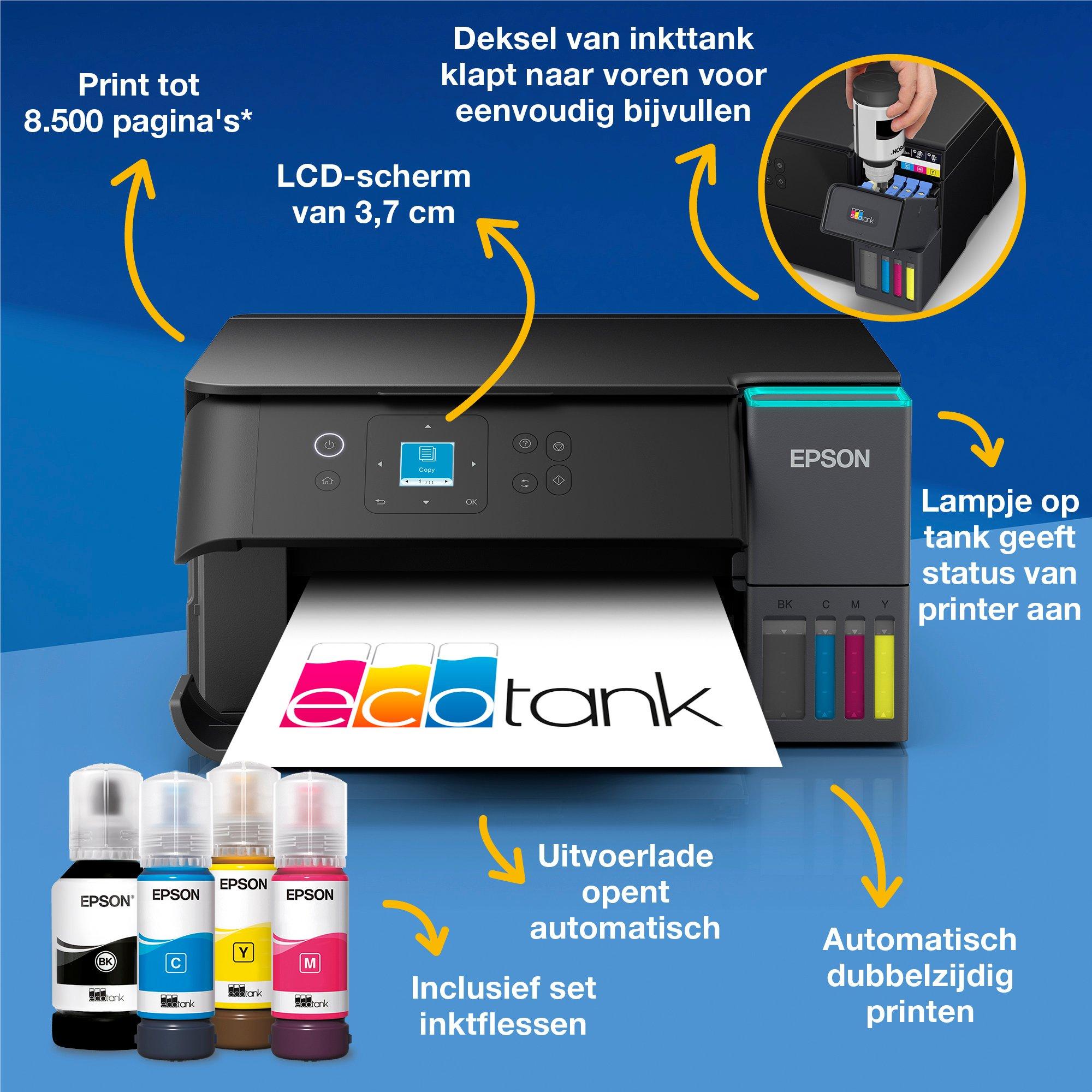 EcoTank ET-2950 multifunctionele A4 Wi-Fi-printer met inkttank