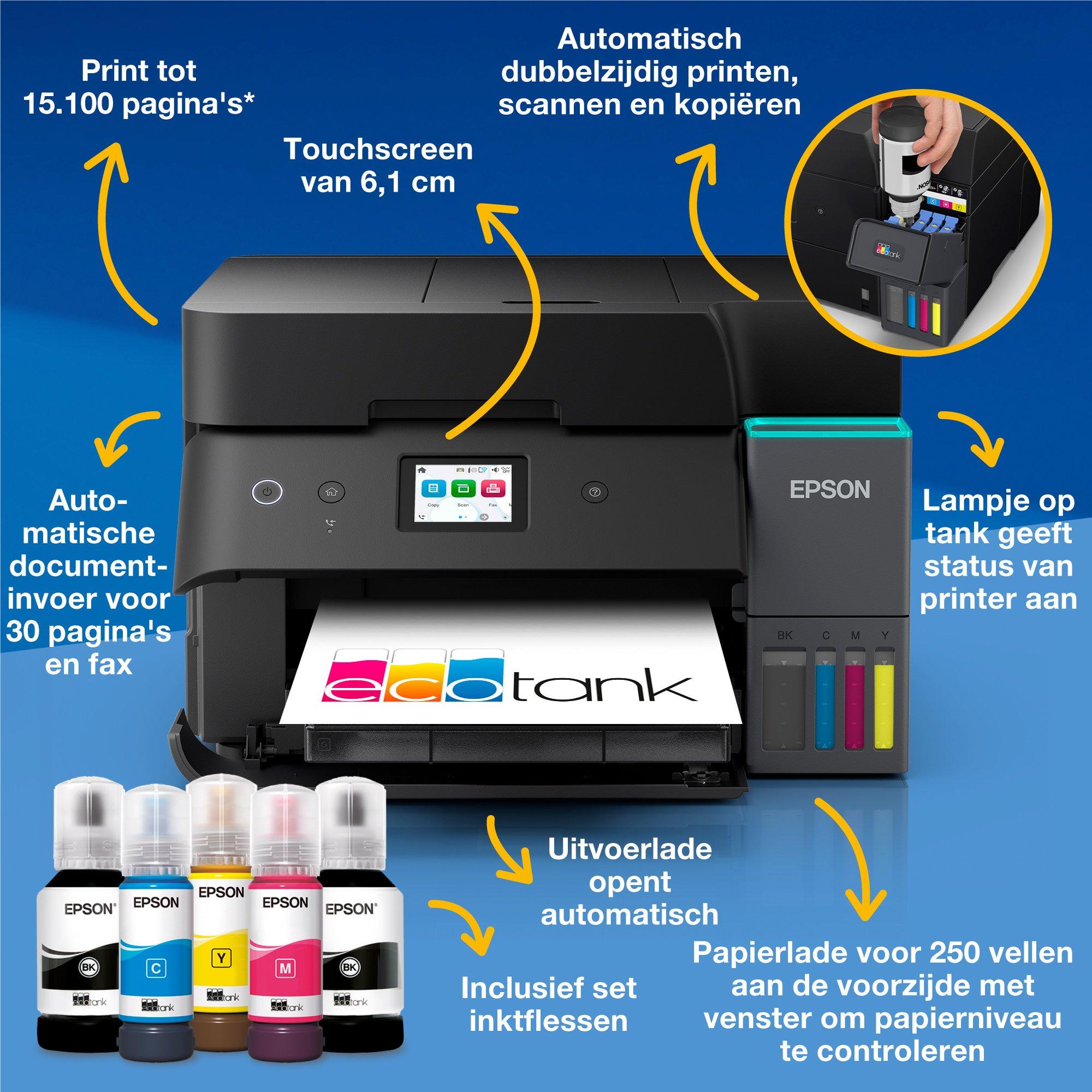 EcoTank ET-4955 multifunctionele A4 Wi-Fi-printer met inkttank