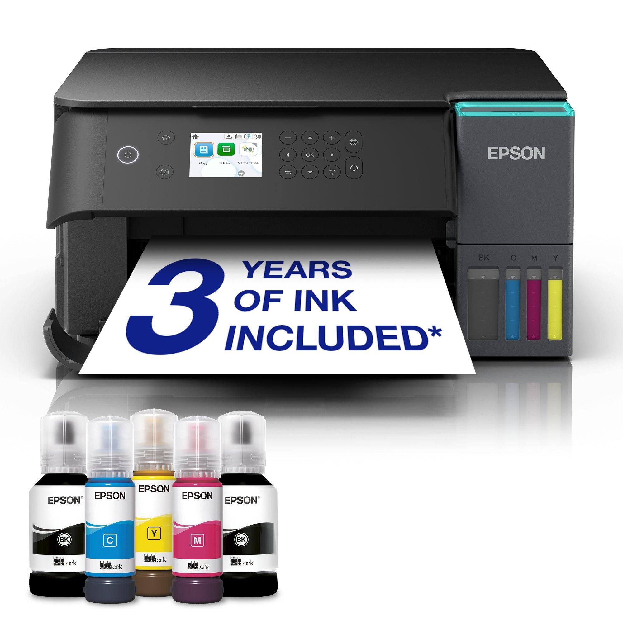 EcoTank L6360 A4 Multifunction Wi-Fi Ink Tank Printer, With Up To 3 Years Of Ink Included