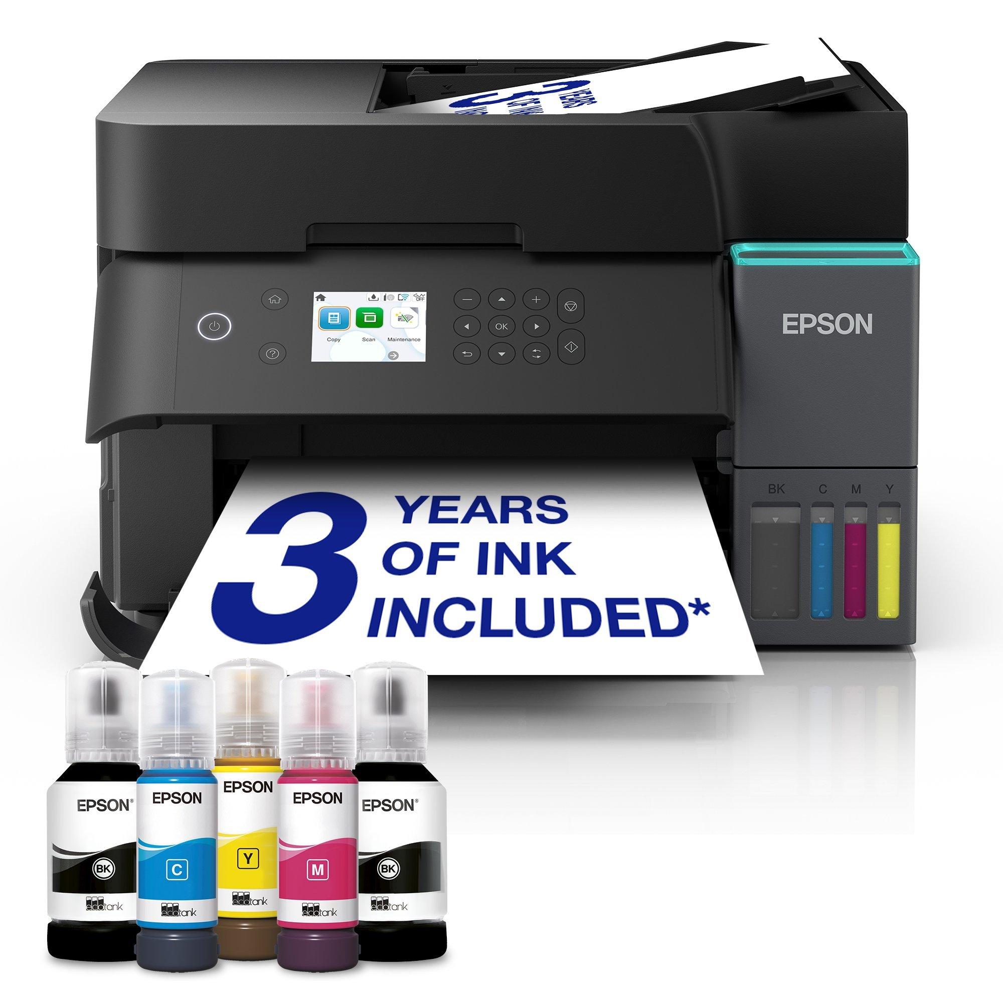 EcoTank L6370 A4 Multifunction Wi-Fi Ink Tank Printer, With Up To 3 Years Of Ink Included