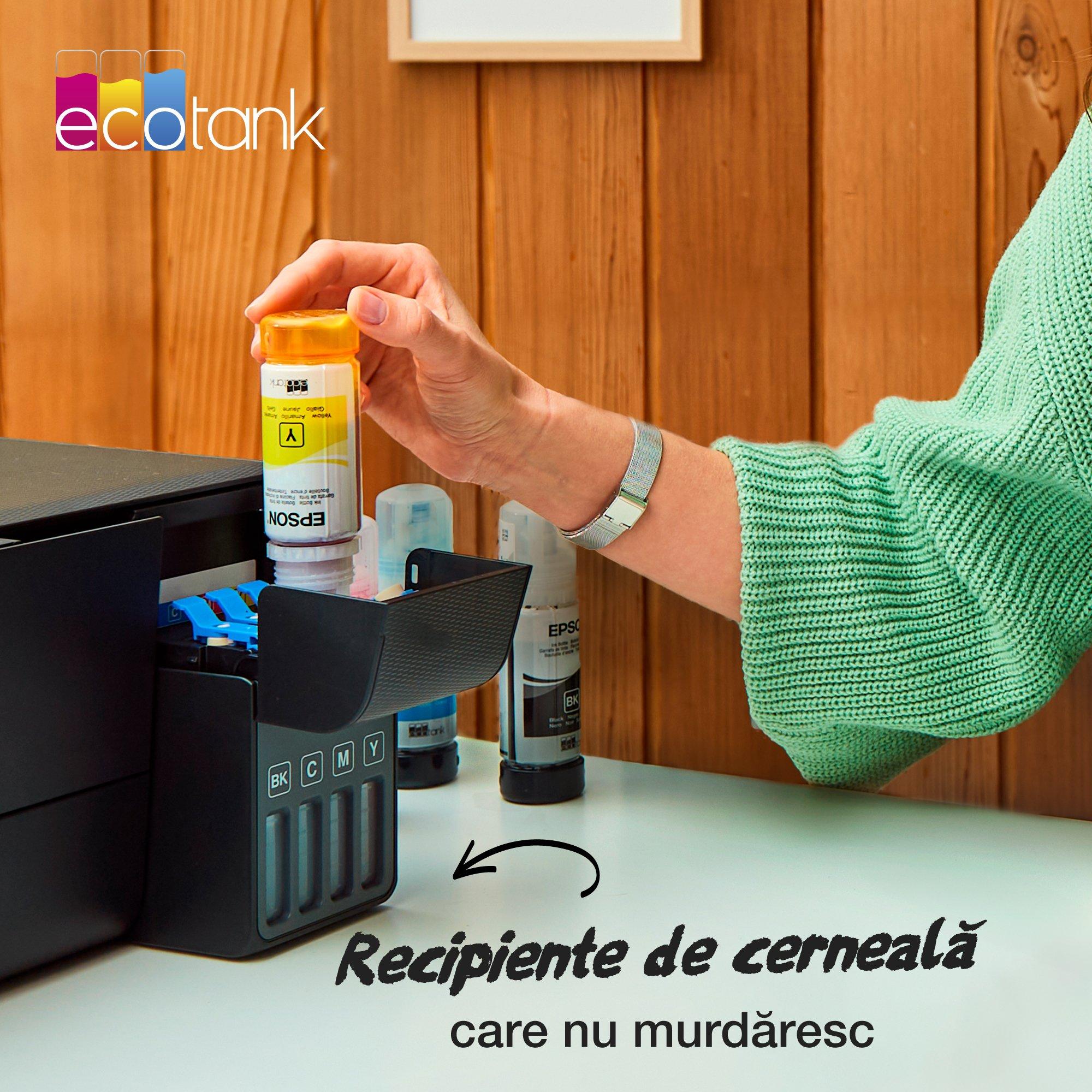 115 EcoTank Cyan ink bottle | Consumabile Imprimante | Cerneală