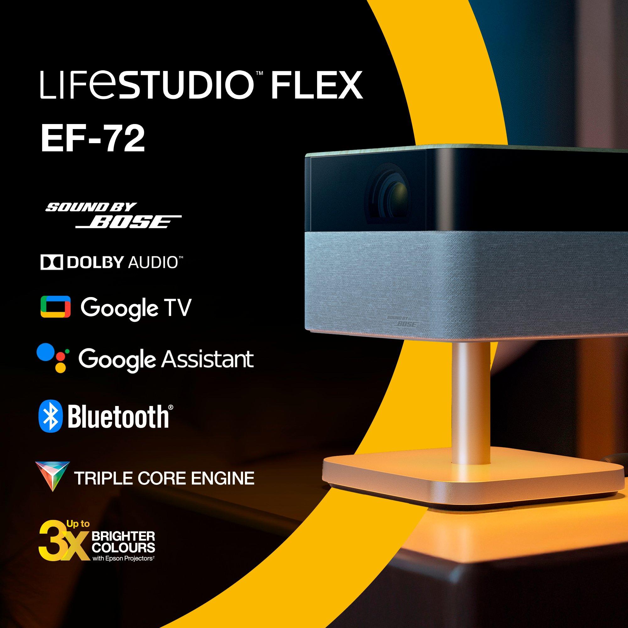 Epson Lifestudio Flex Plus EF-72 Stejar, proiector inteligent