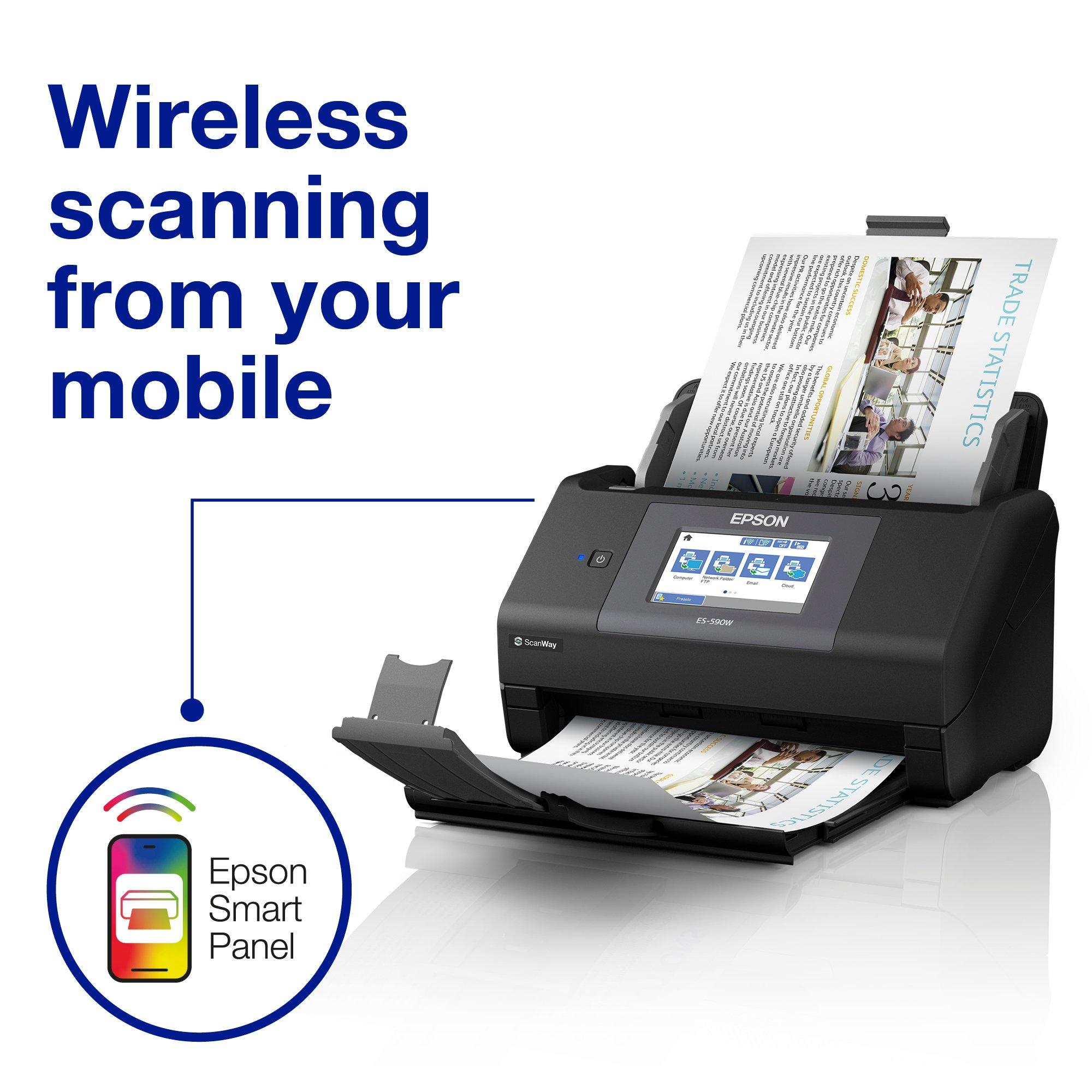 WorkForce ES-590W A4 auto-duplex scanner | Photo Scanner