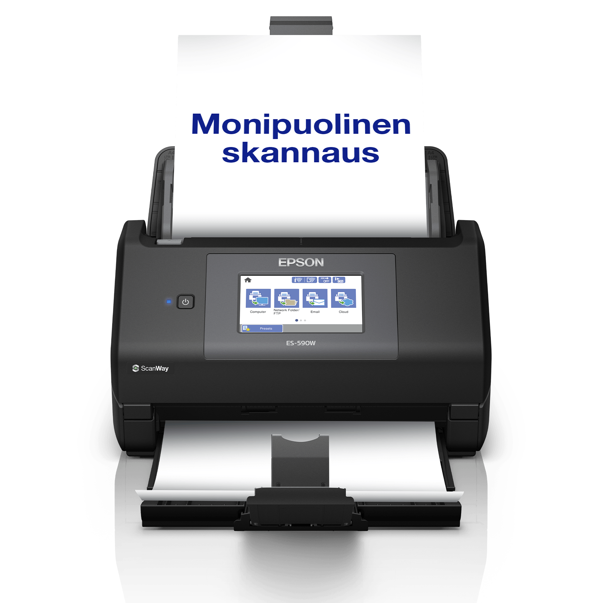 WorkForce ES-590W, A4, automaattinen kaksipuolinen skannaus