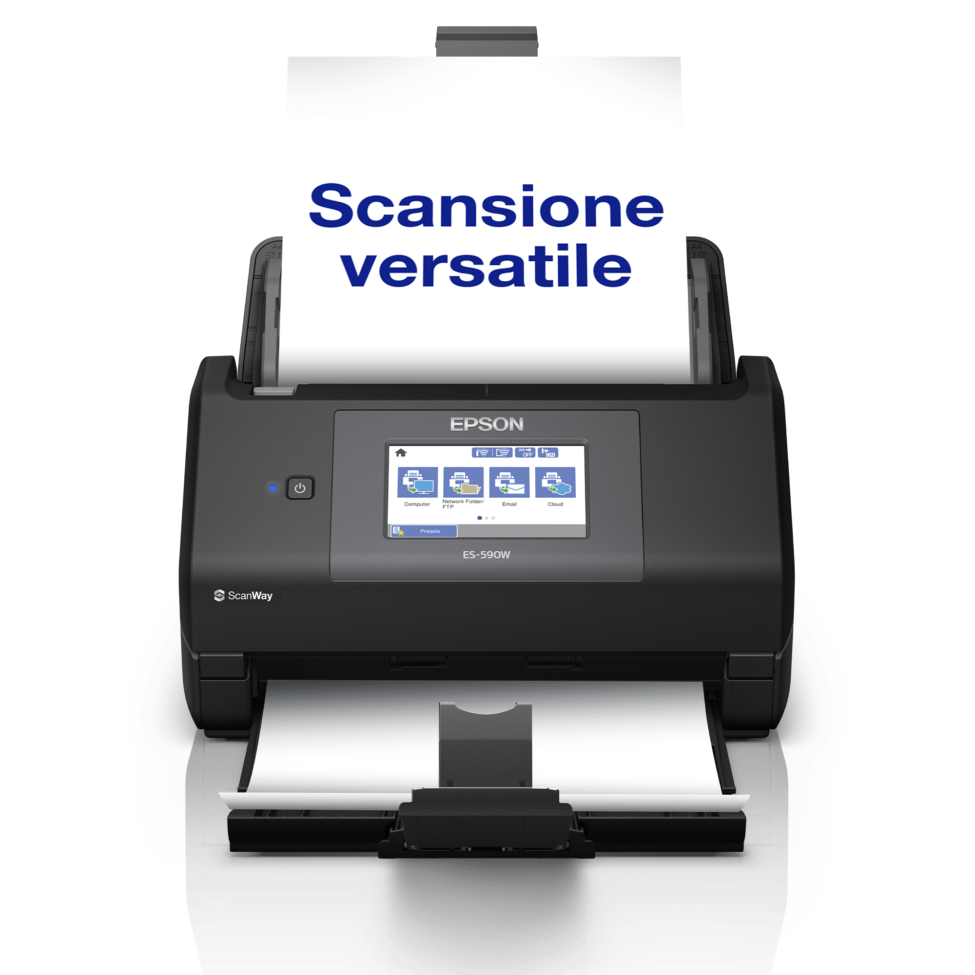 Scanner A4 fronte/retro automatico WorkForce ES-590W | Scanner ...