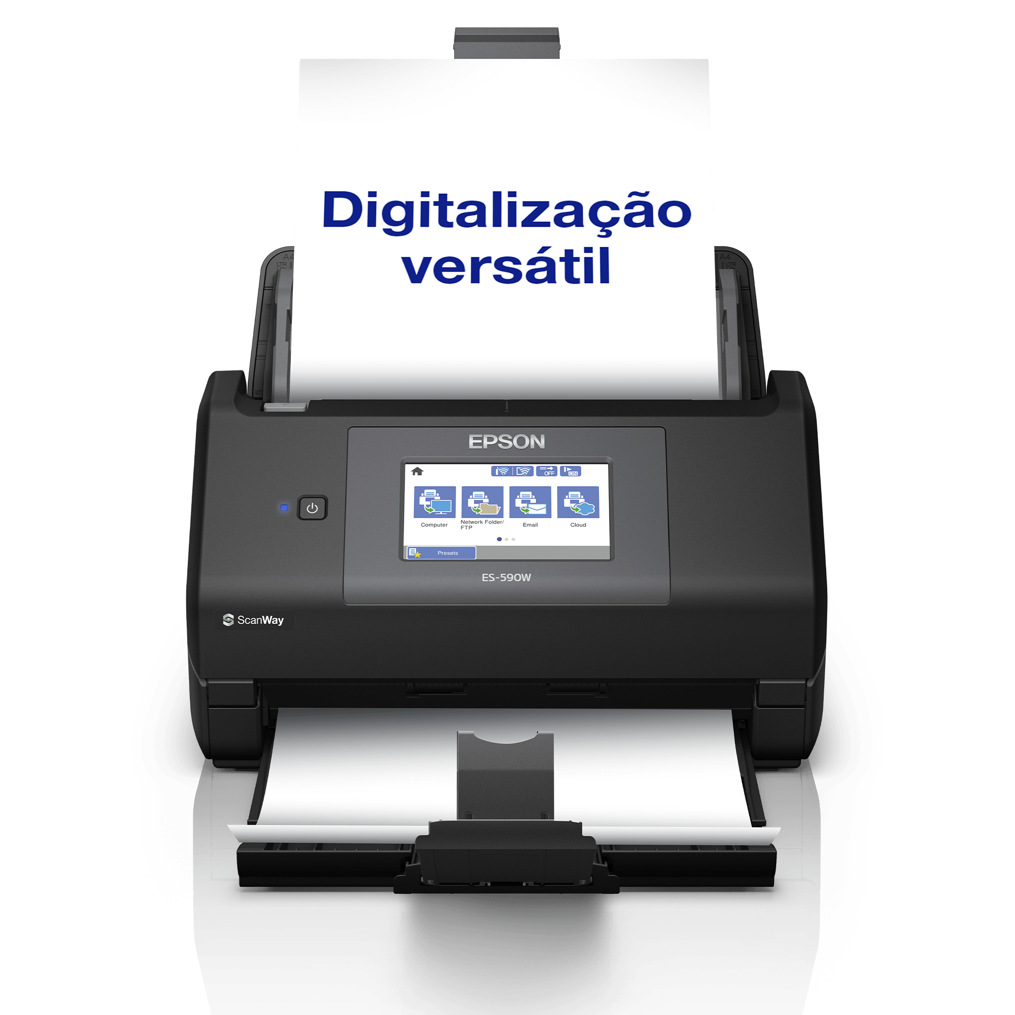 Scanner com duplex automático A4 WorkForce ES-590W