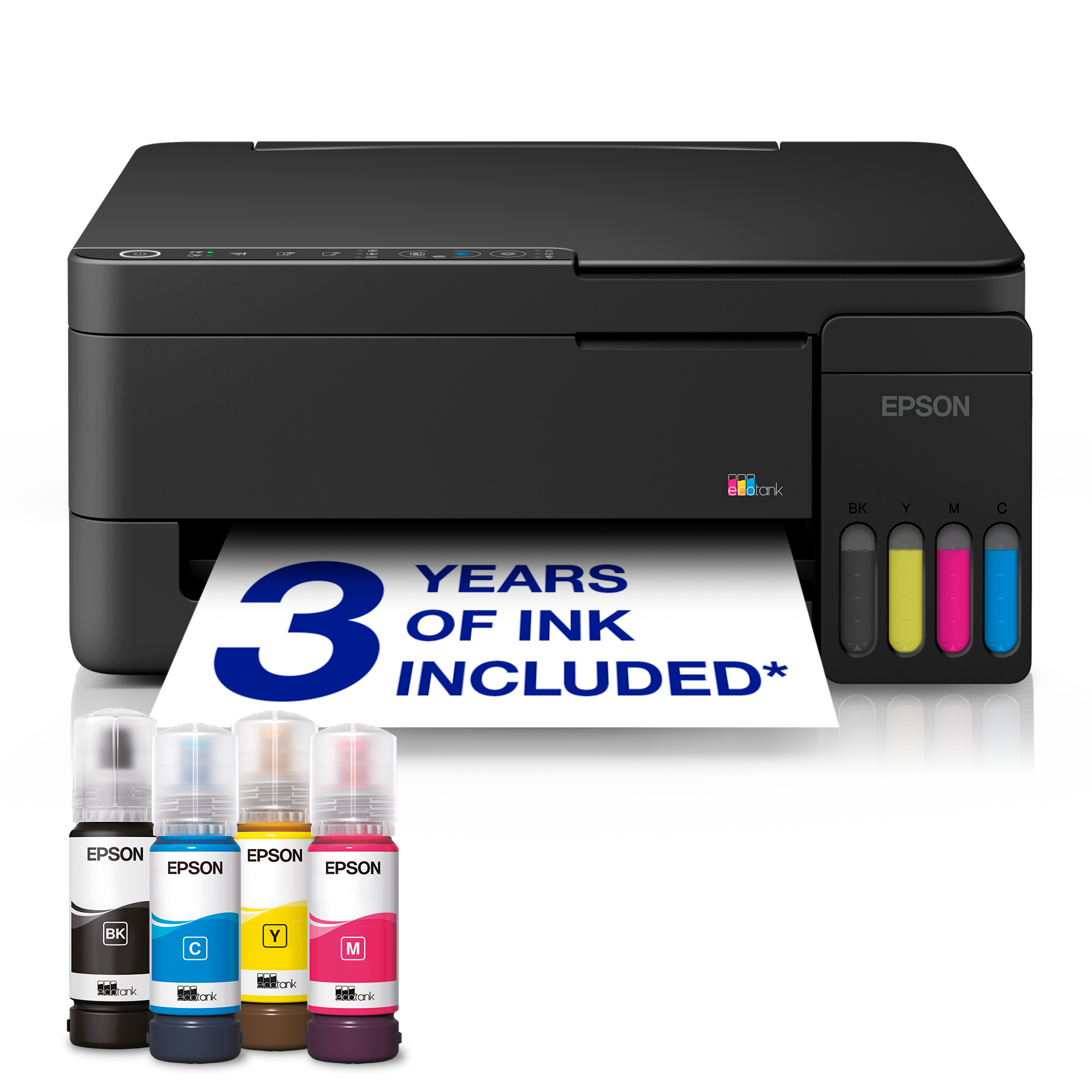 EcoTank ET-2911 A4 Multifunction Wi-Fi & AirPrint Ink Tank Printer With Up To 3 Years Of Ink Included