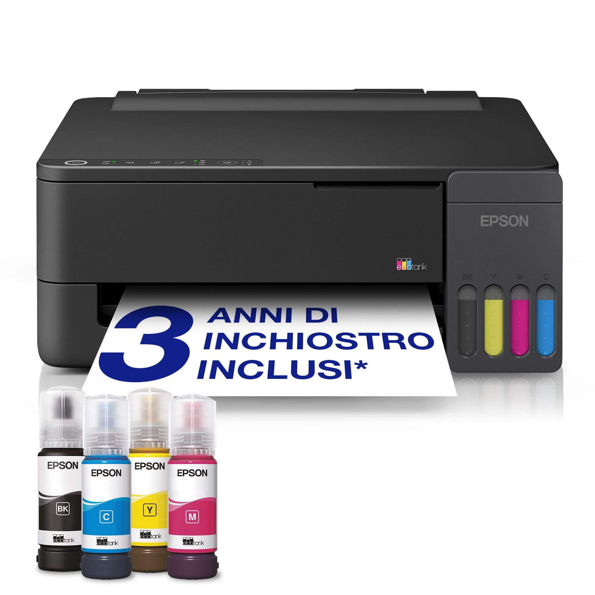 EcoTank ET-1910 stampante A4 Wi-Fi e AirPrint con serbatoi di inchiostro, fino a 3 anni di inchiostro inclusi