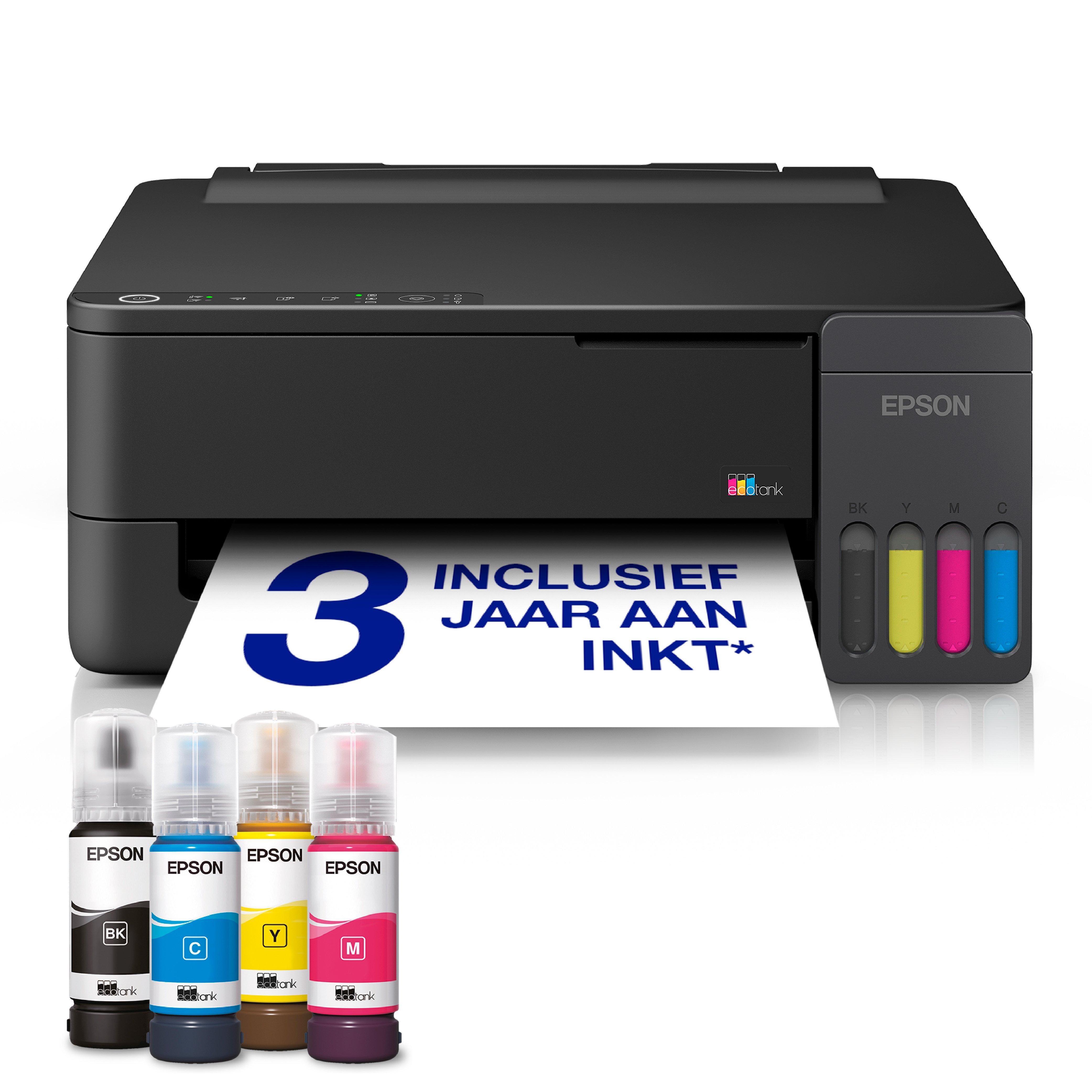 EcoTank ET-1910 A4 Wi-Fi en AirPrint-printer met inkttank, inclusief tot wel 3 jaar aan inkt