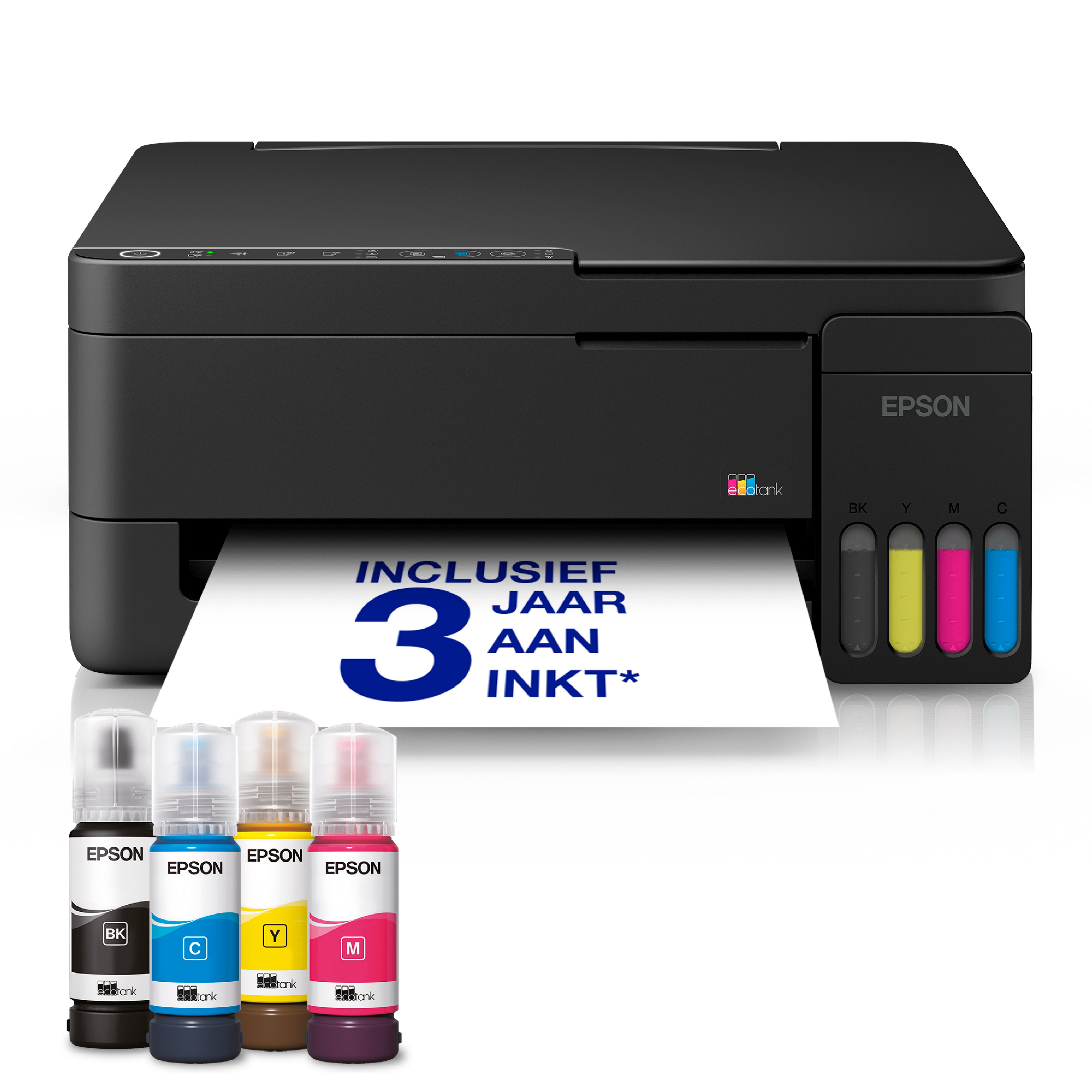 EcoTank ET-2911 multifunctionele A4 Wi-Fi en AirPrint-printer met inkttank, inclusief tot wel 3 jaar aan inkt