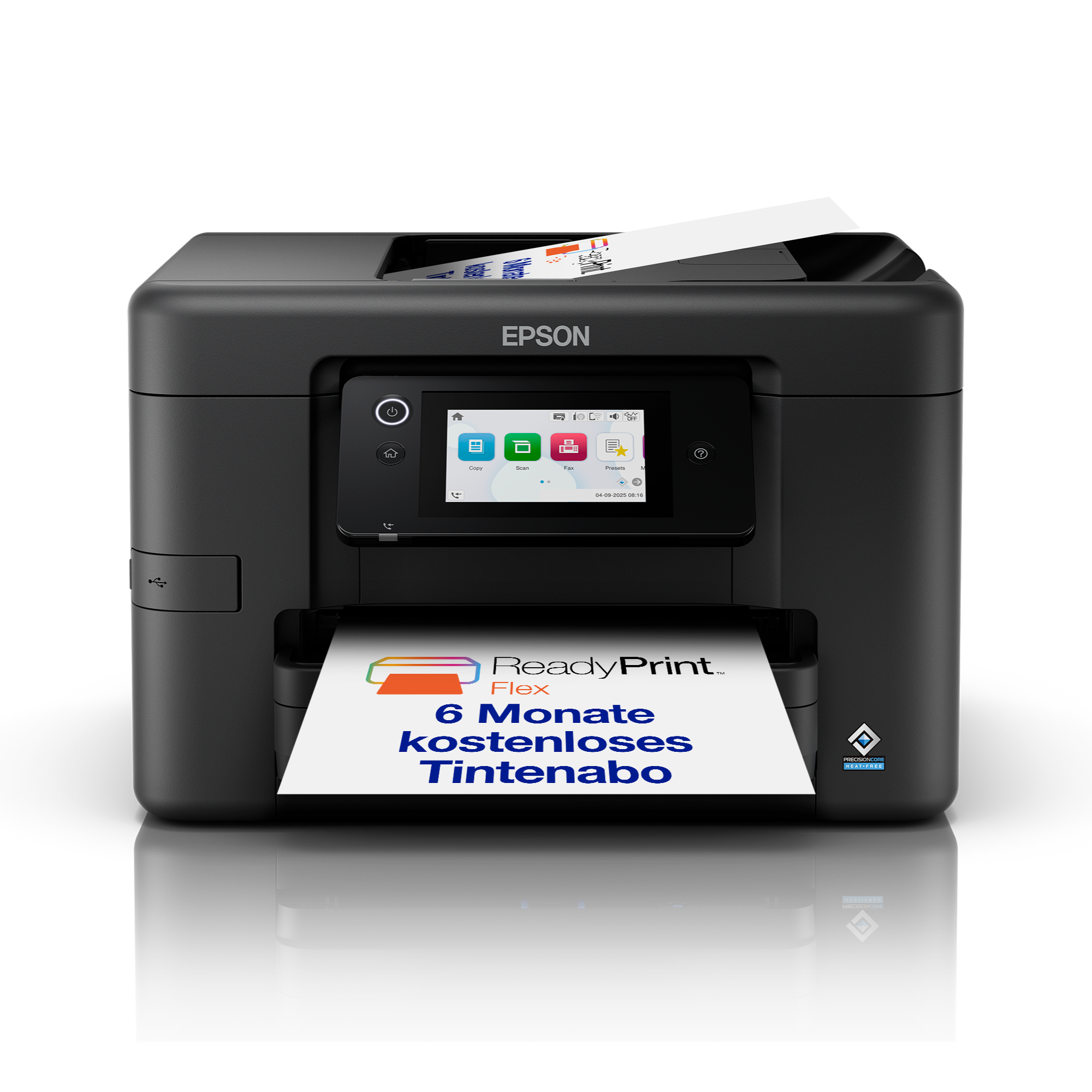 WorkForce Pro WF-4920 A4 Multifunktions-Tintenstrahldrucker mit WLAN-Funktion, inklusive 6 Monaten kostenloser Tinte im Rahmen des ReadyPrint-Abonnements*