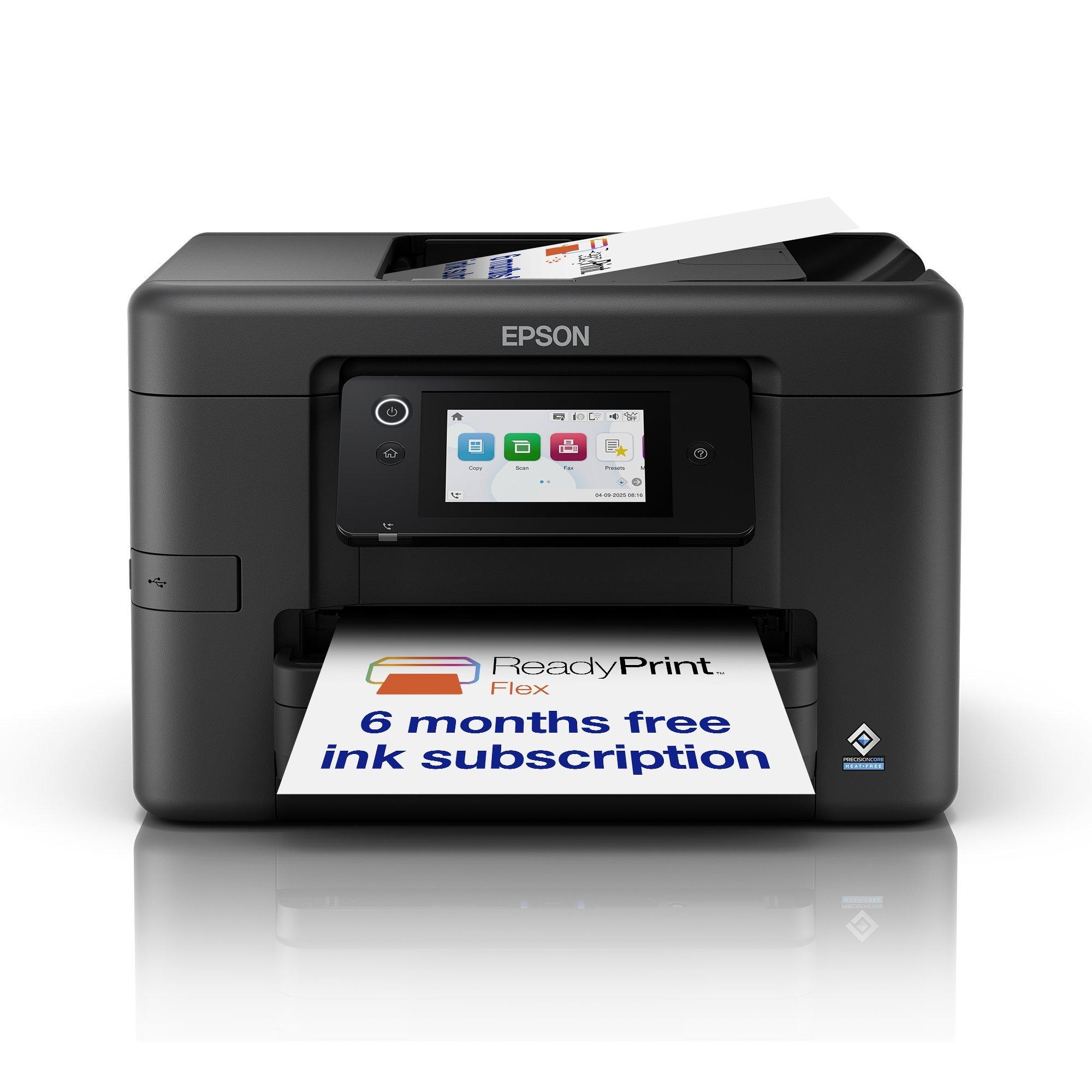 WorkForce Pro WF-4920 A4 Multifunction Wireless Inkjet printer including 6 months free ink with ReadyPrint Subscription*