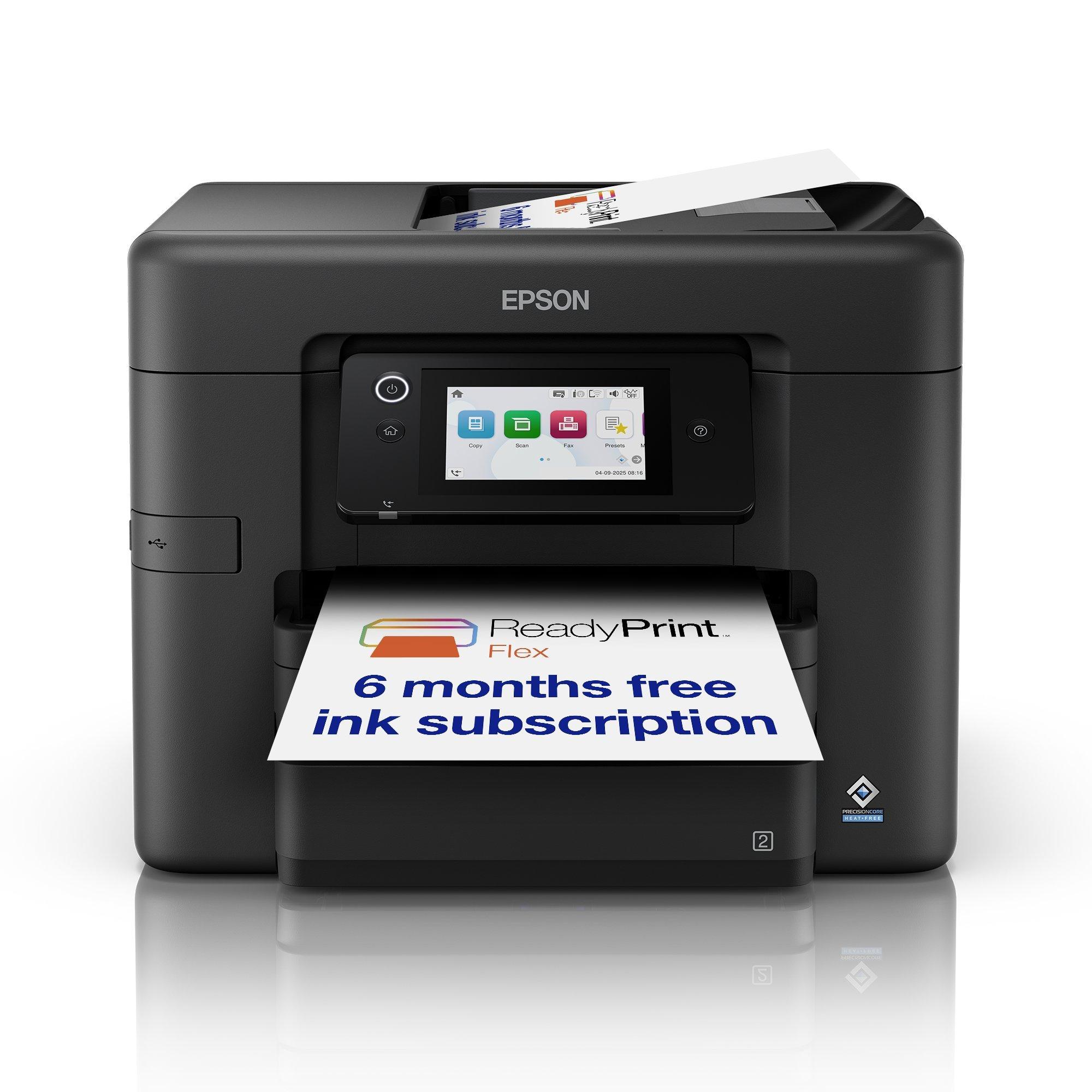 WorkForce Pro WF-3920 A4 Multifunction Wireless Inkjet printer including 6 months free ink with ReadyPrint Subscription*