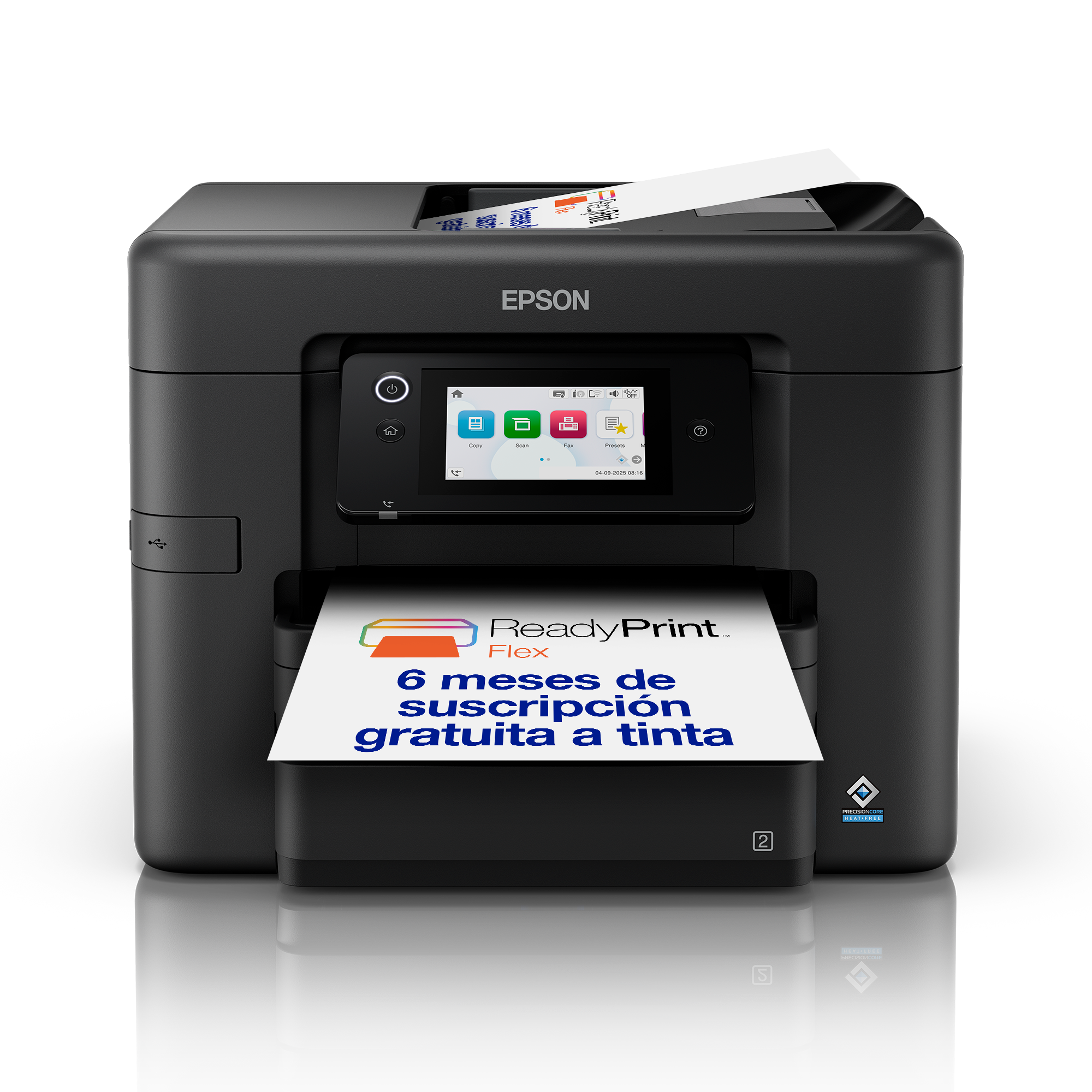 Impresora de inyección de tinta multifunción WorkForce Pro WF-4930 A4 con conectividad inalámbrica y 6 meses gratis de suscripción de tinta ReadyPrint*