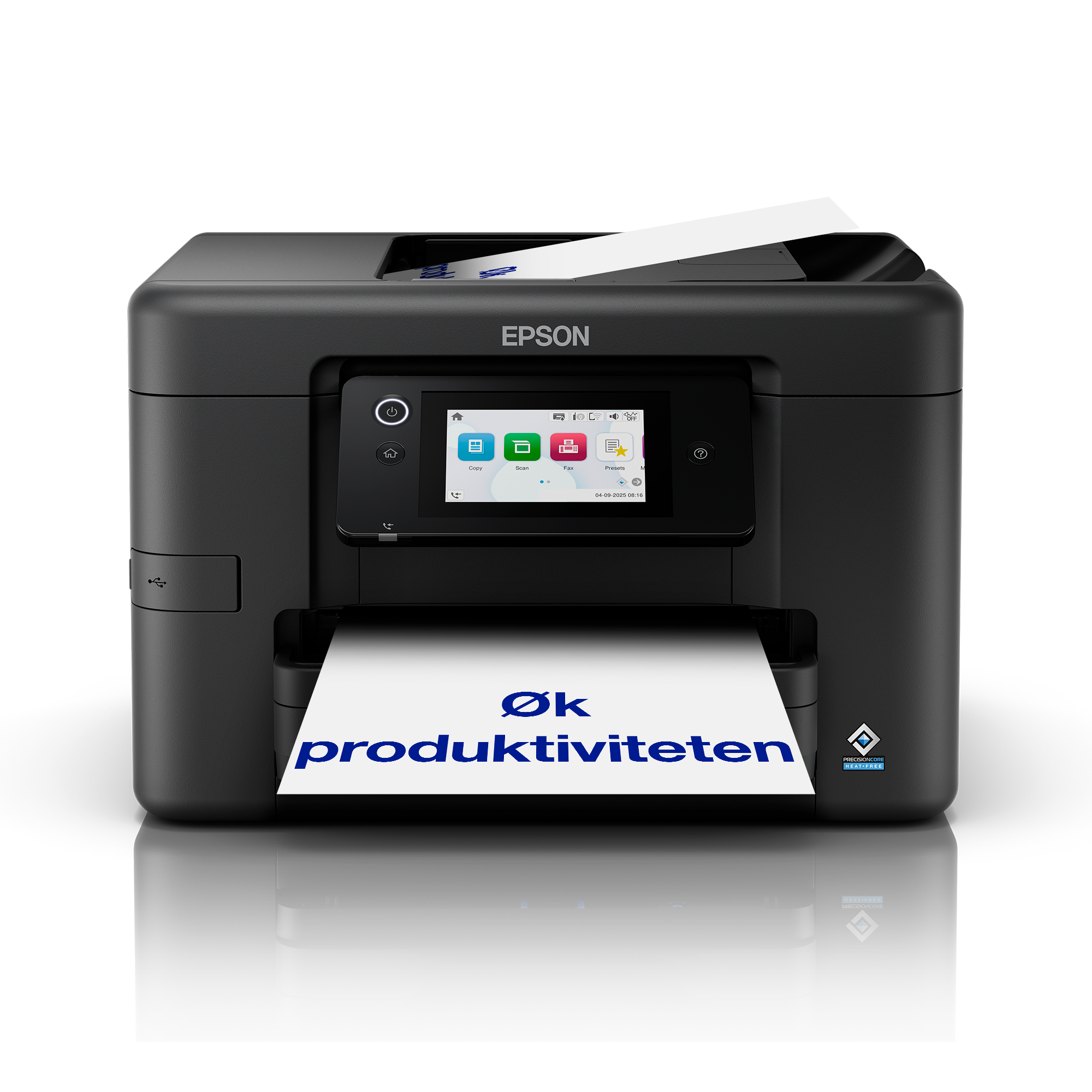 WorkForce WF-4920 A4 flerfunksjonell, trådløs blekkskriver inkludert seks måneders gratis blekk med ReadyPrint-abonnement*