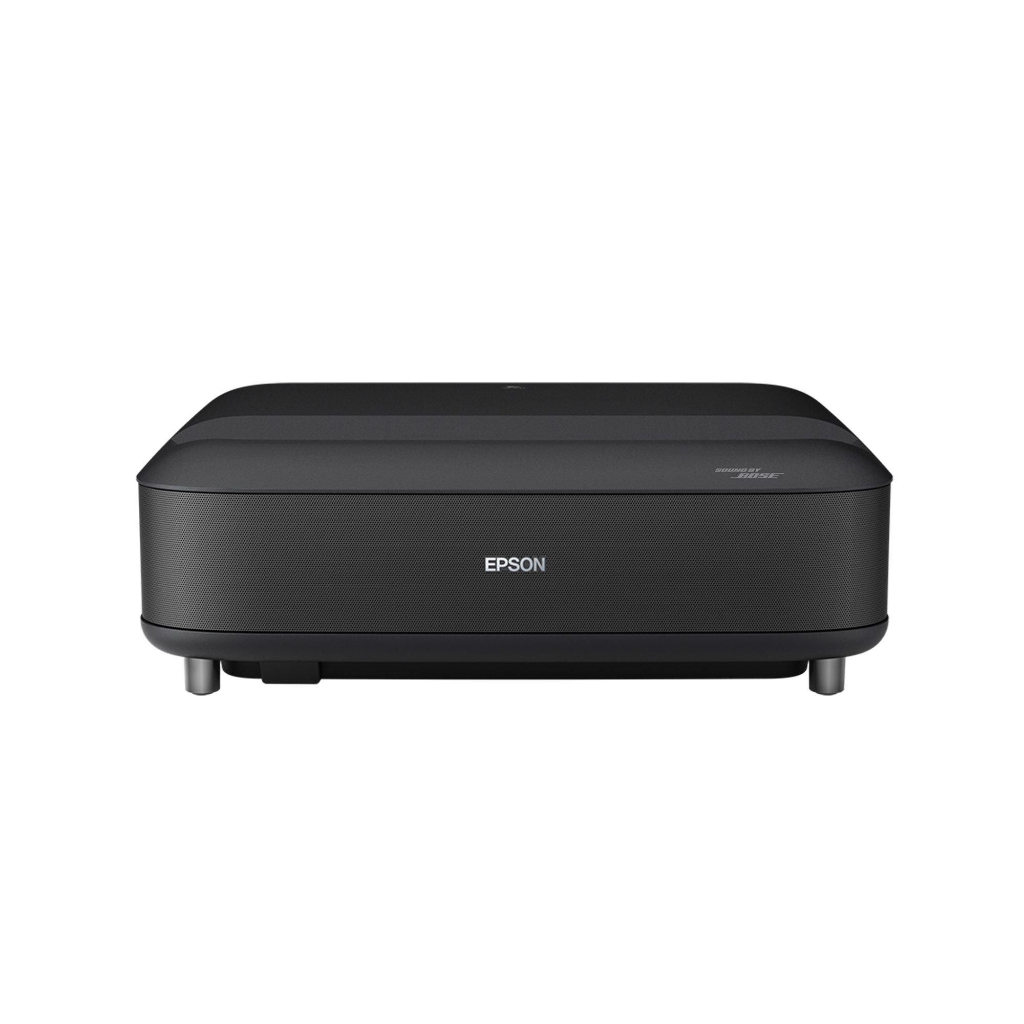 Epson Lifestudio Grand EH-LS670B, üliväikse projitseerimiskaugusega nutikas laserprojektor-teler, 4K PRO-UHD, 3600 luumenit, Sound by Bose, Google TV, 120'' ekraan, 5-aastane garantii