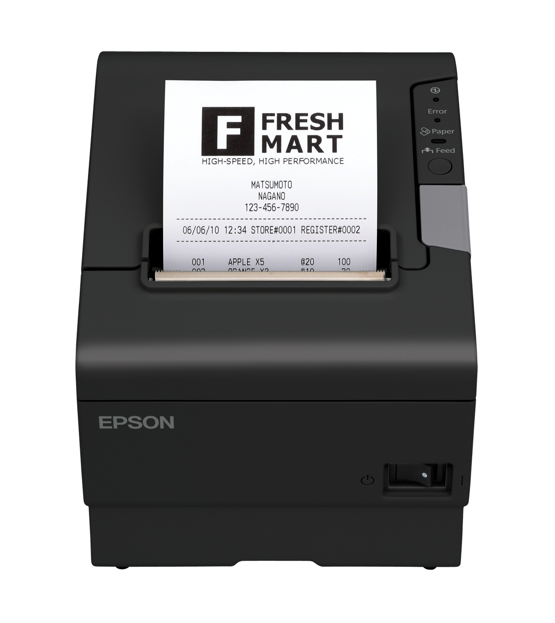 Epson TM-T88V (050): Powered USB, w/o PS, Black