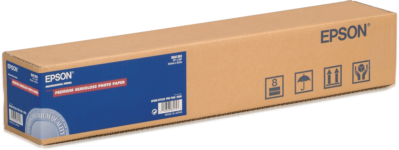 Premium Semigloss Photo Paper Roll, 24" x 30,5 m, 170g/m2