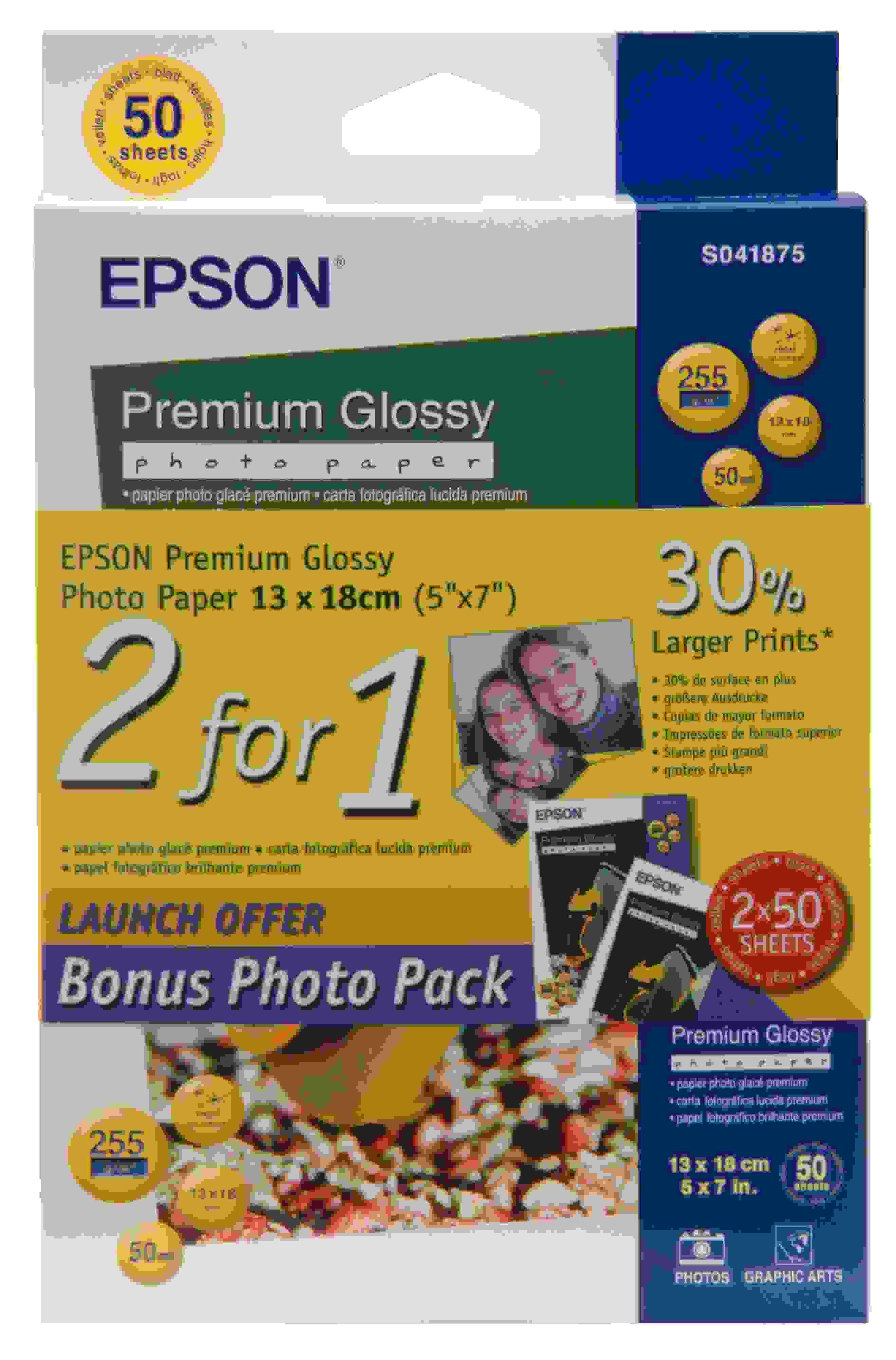 Premium Glossy Photo Paper - A4 - 2x 15 Feuilles, Papiers et supports, Encre & papier, Produits