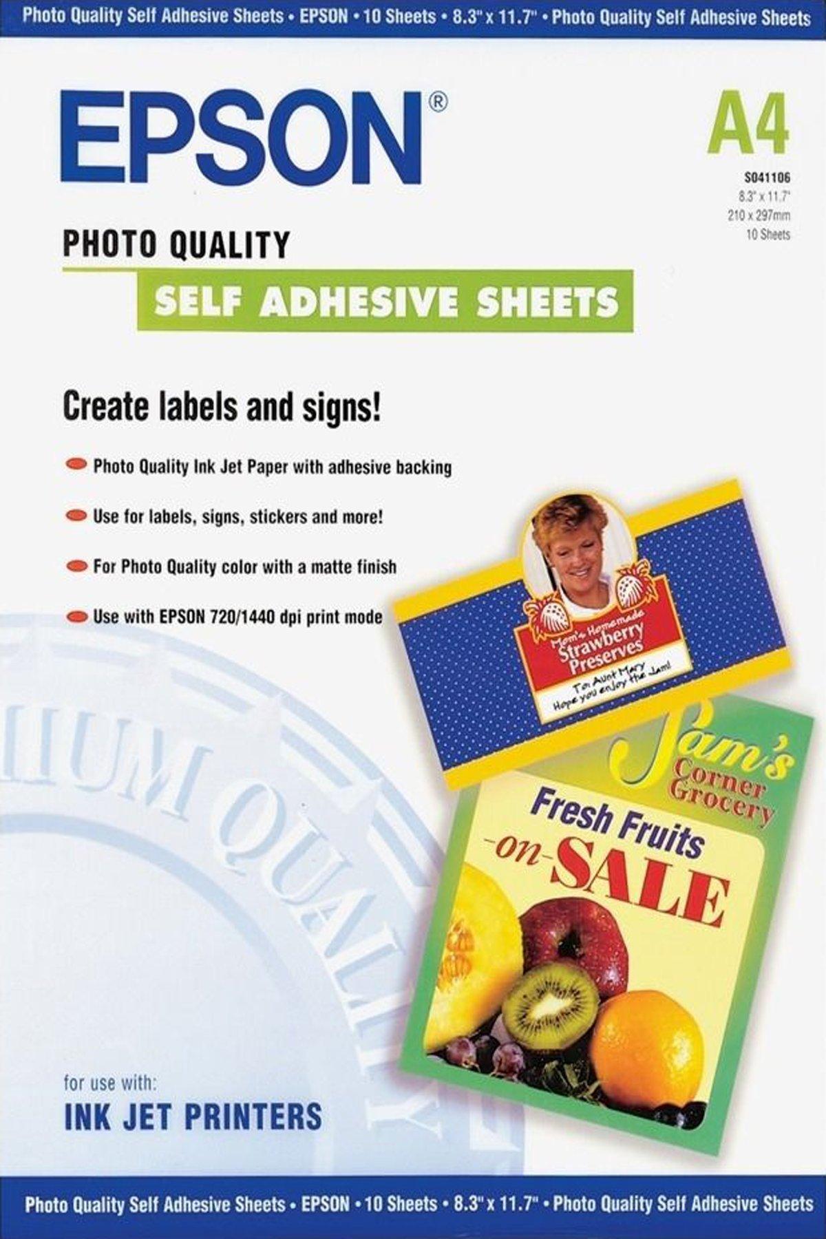 A4 Self adhesive Sticker Labels Perfect For Inkjet Printers - Temu