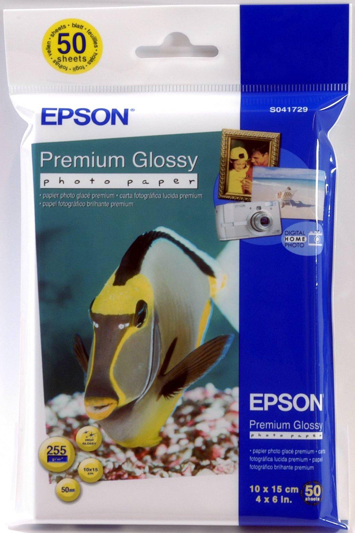 Epson Premium Glossy Photo Paper - 10x15cm - 2x 40 Feuilles sur