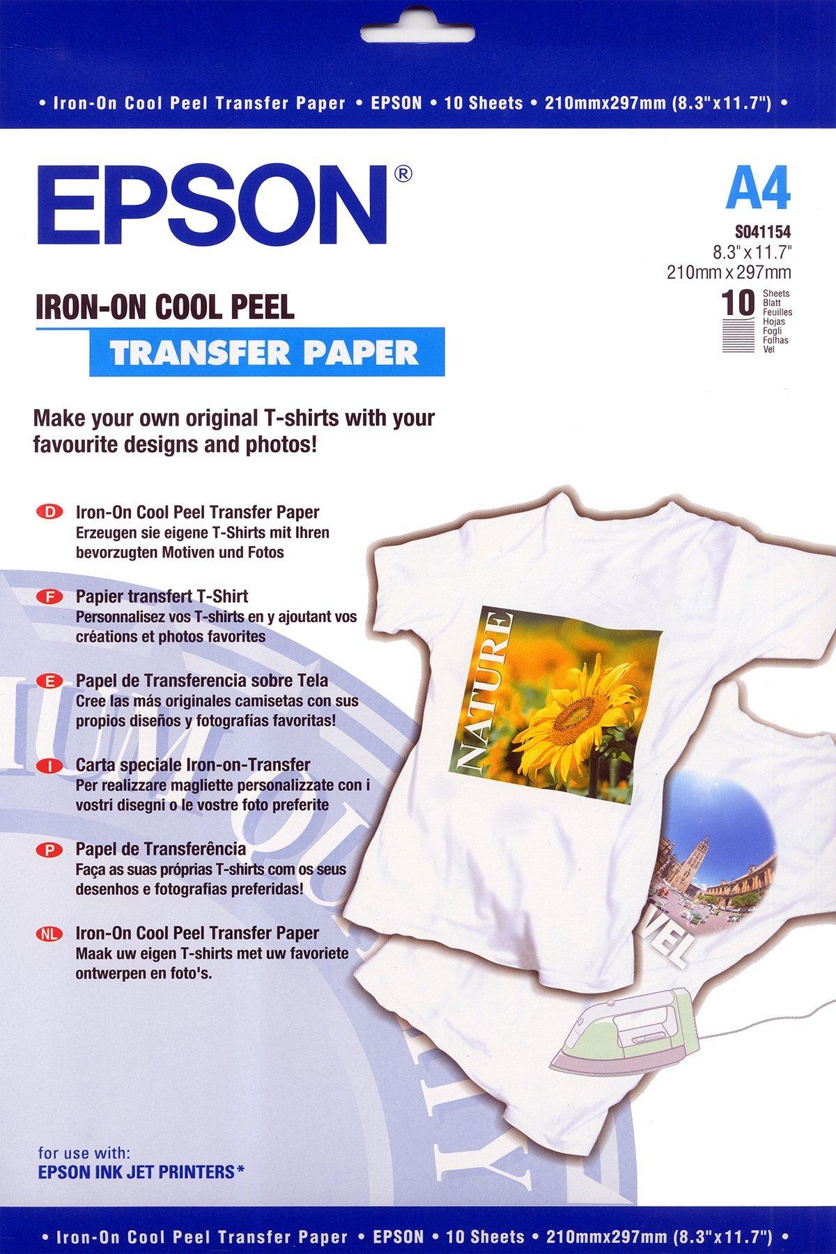 Størrelse korruption Retningslinier Iron-on-Transfer Paper - A4 - 10 Sheets | Paper and Media | Ink & Paper |  Products | Epson Europe