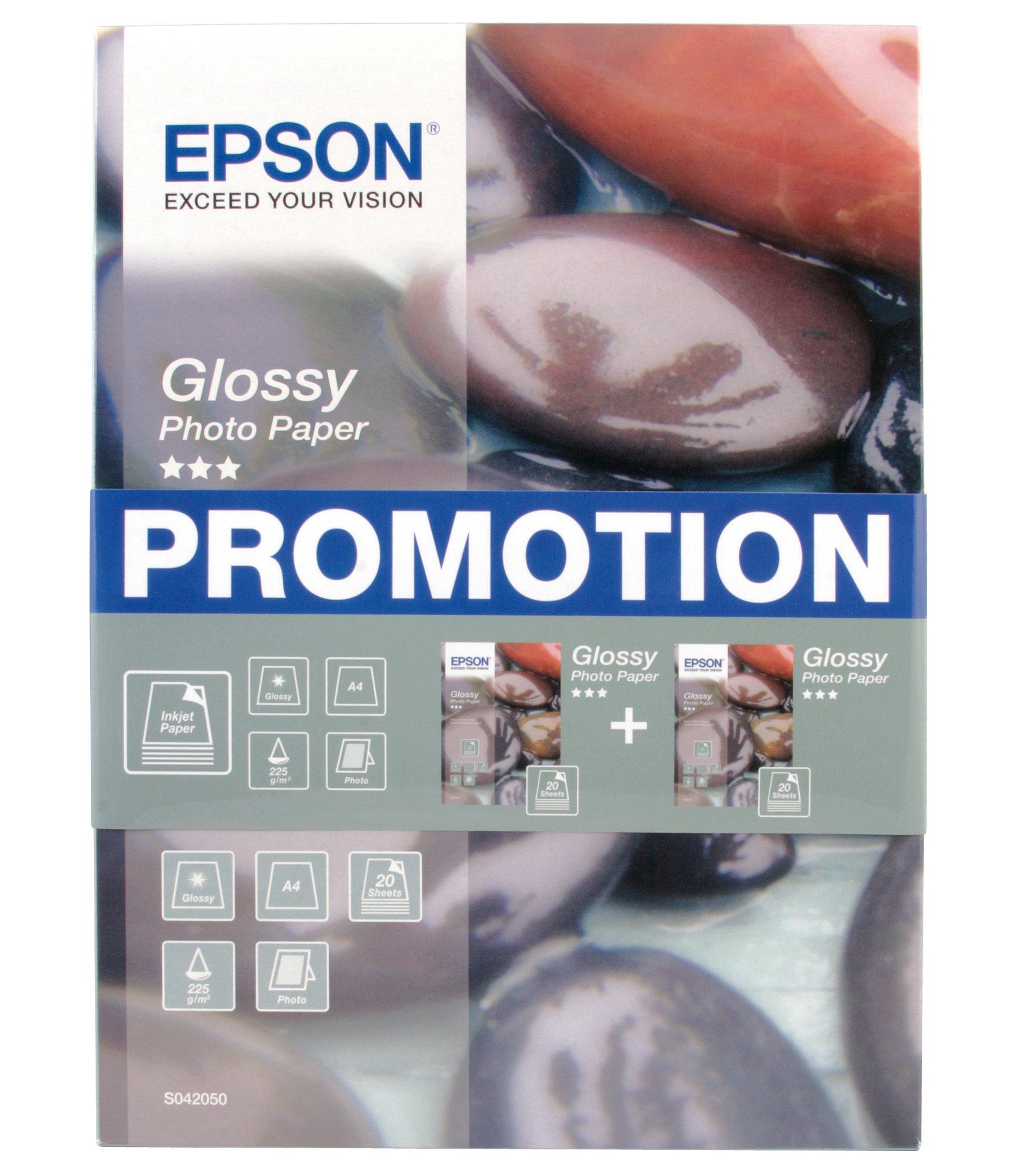 Glossy Photo Paper BOGOF, DIN A4, 225g/m2, 40 Blatt | Medien | Tinte ...