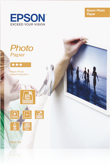 Papel fotográfico PrintPro de Colorway brillante, 180 g/m², 50 hojas, DIN A4, secado instantáneo, resistente al agua, para todas las impresoras de inyección de tinta