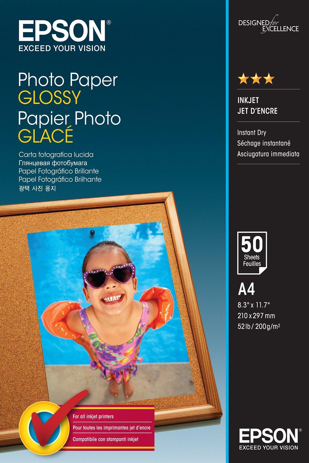 Photo Paper Glossy A4 50 Sheets Paper And Media Ink And Paper Products Epson United 2564