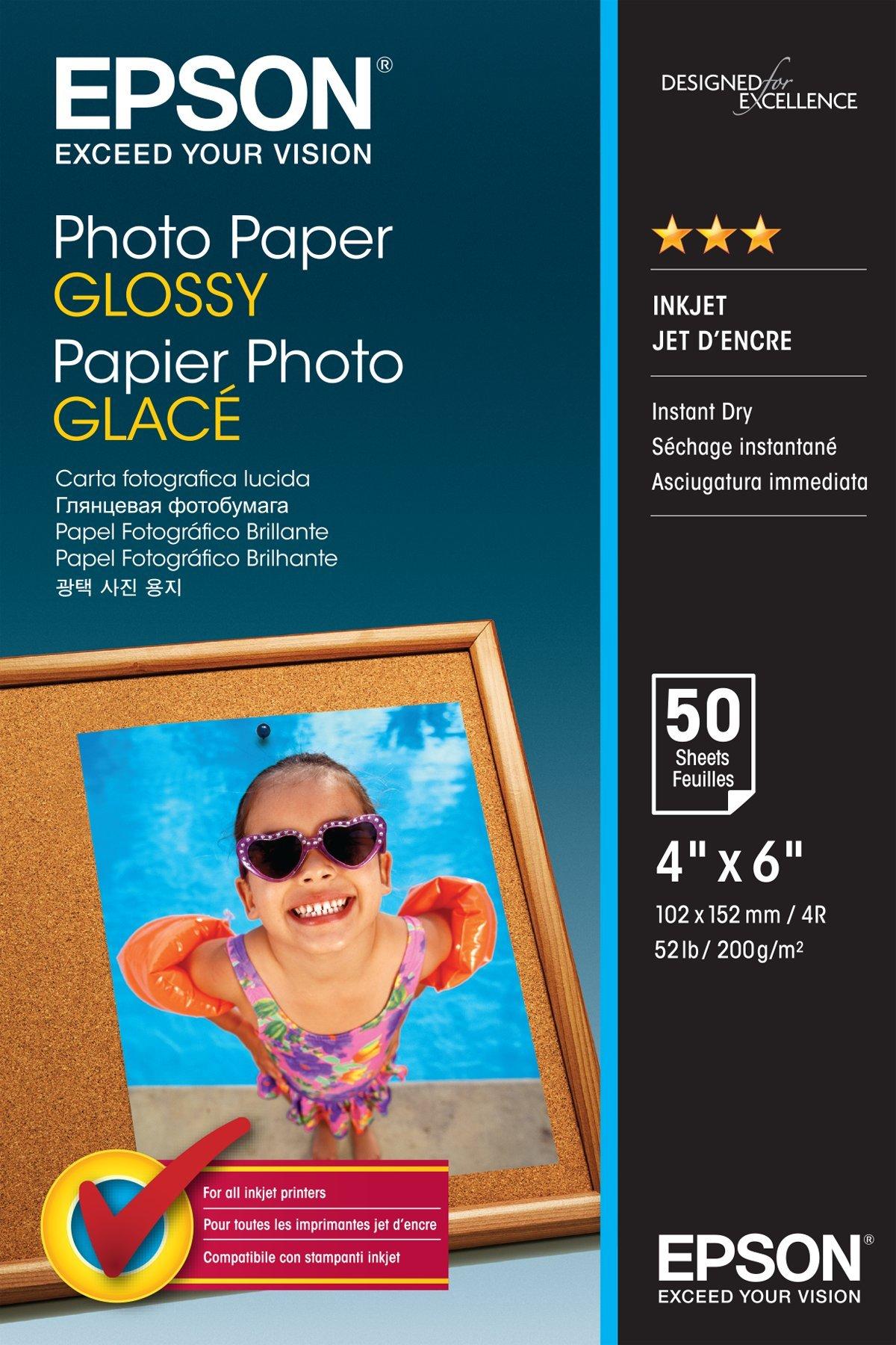 Epson Carta 10x15cm (4x6') Fotografica Ultra Glossy Photo Paper - 200