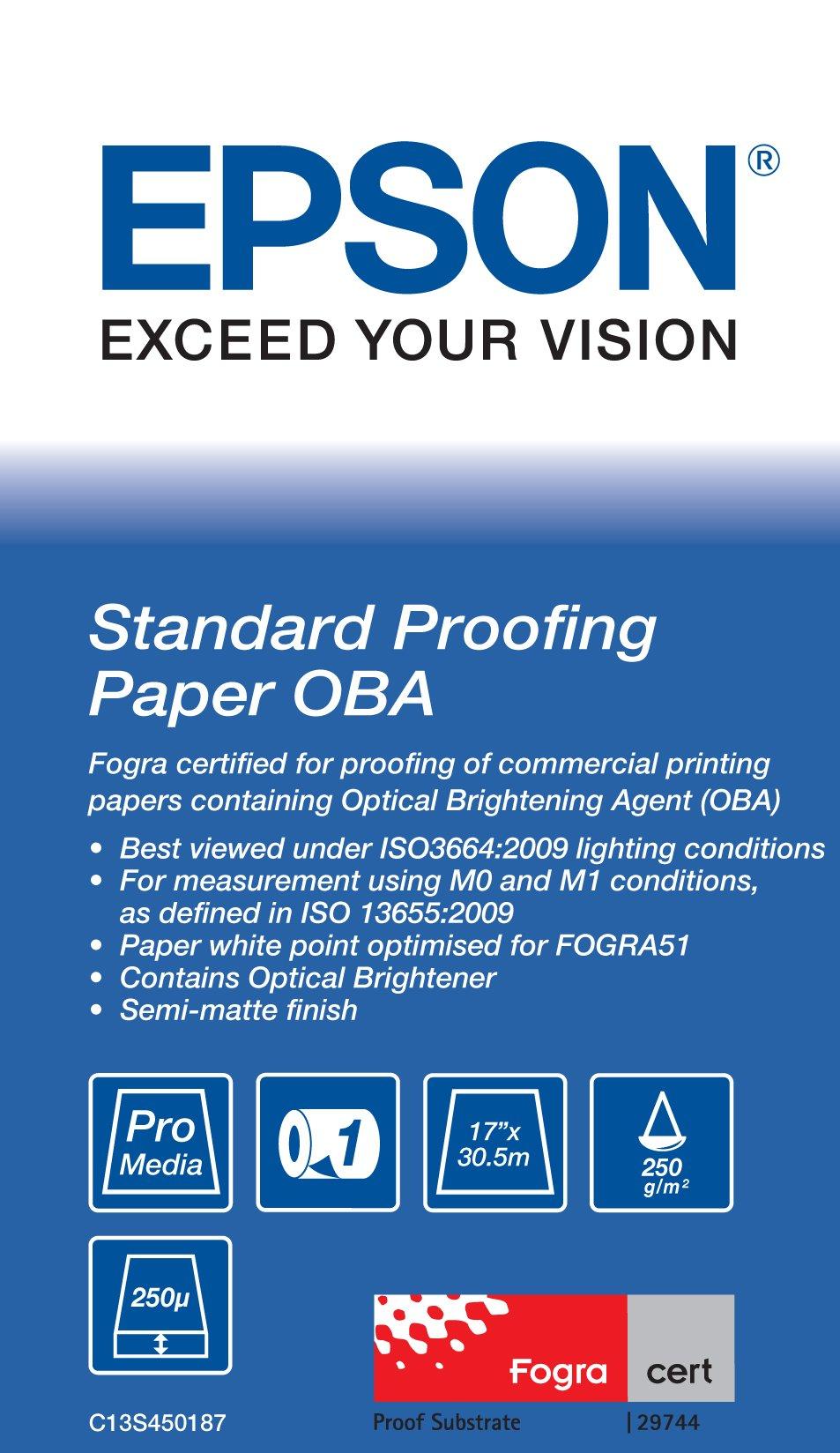 Standard Proofing Paper OBA Series