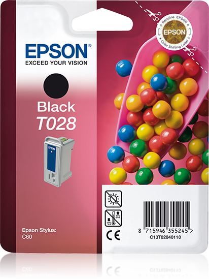 Singlepack Black T028 DURABrite Ink