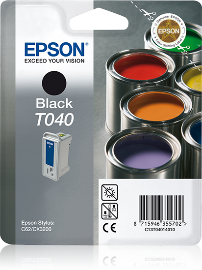 Singlepack Black T040