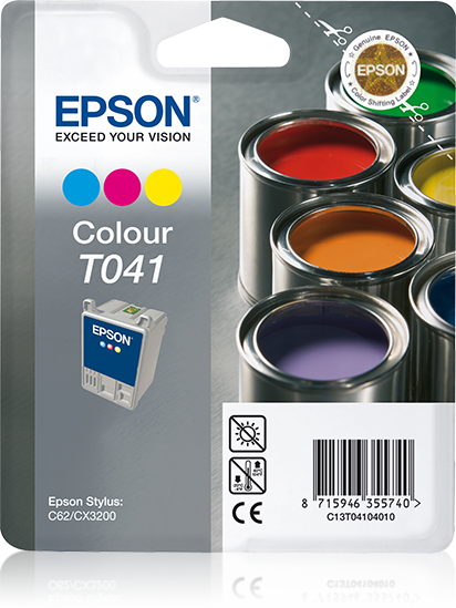 energy ink Tintenpatrone E041 ersetzt Epson T041 color Nr. 041