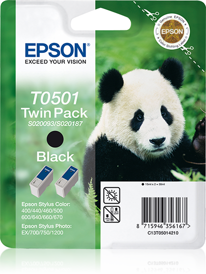 Twinpack Black T0501