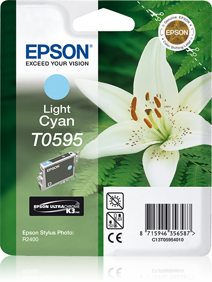 Cartucho Epson T0595 cian claro | Tintas | Tinta y papel | Productos |  Epson España